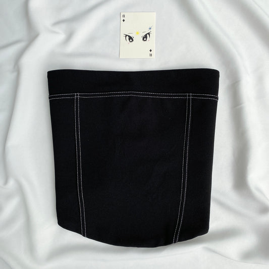 BLACK CORSET (Bust 30-34, Upper Waist : 26-28)