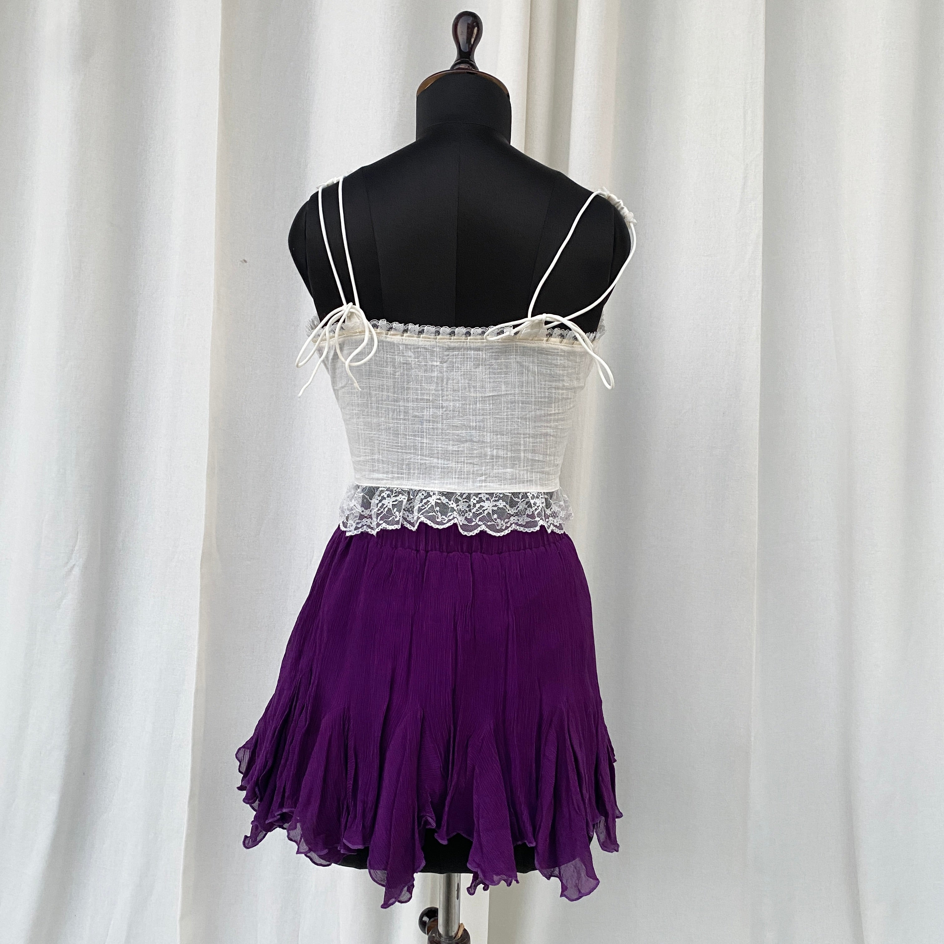 PURPLE FAIRY SKIRT (Waist : 24-26)