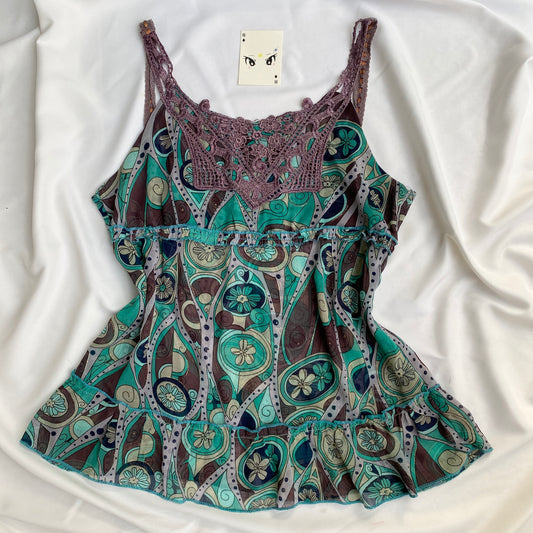 Y2K TOP (Bust : 36-40, Upper Waist : 30-38)