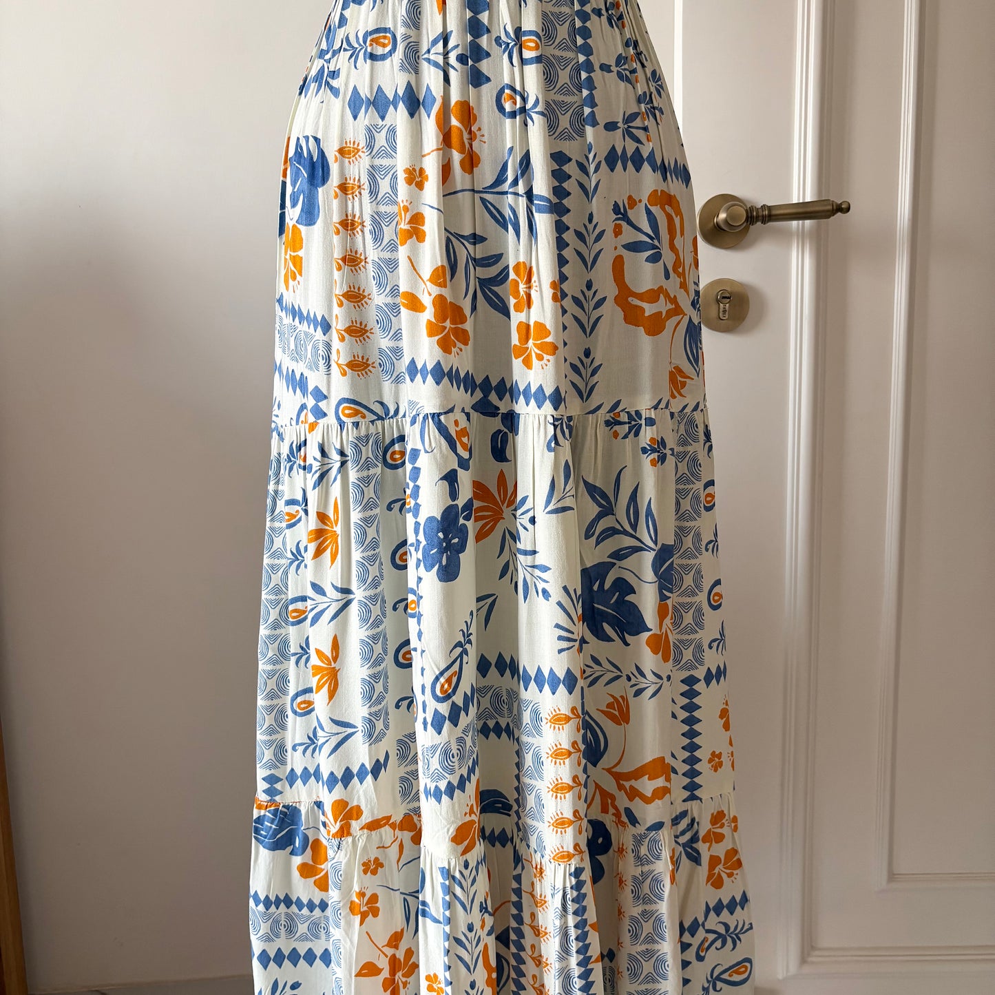 PATTERNED SUMMER MAXI DRESS (Mulitple sizes available)