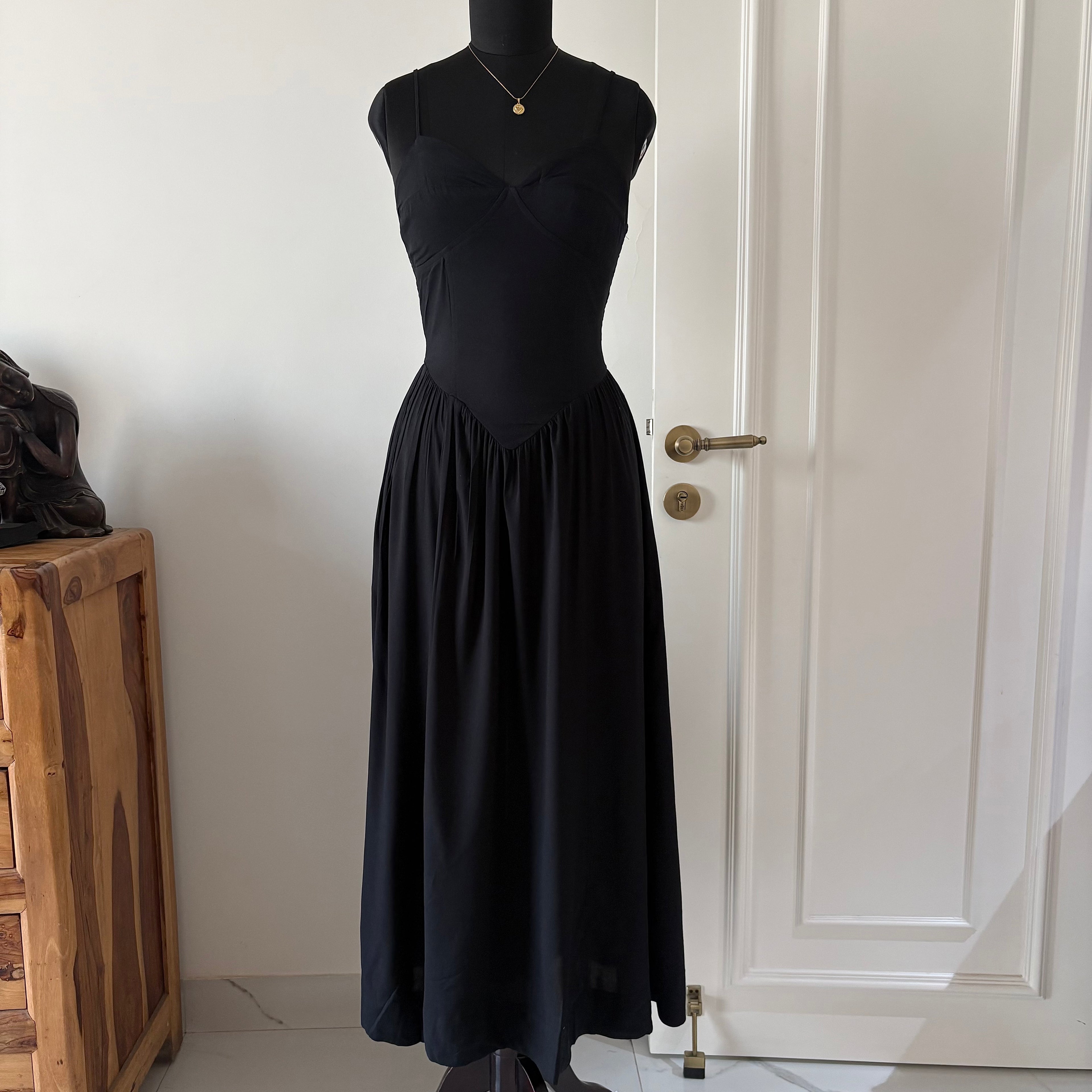 DROP WAIST DRESS IN BLACK (Multiple sizes available)