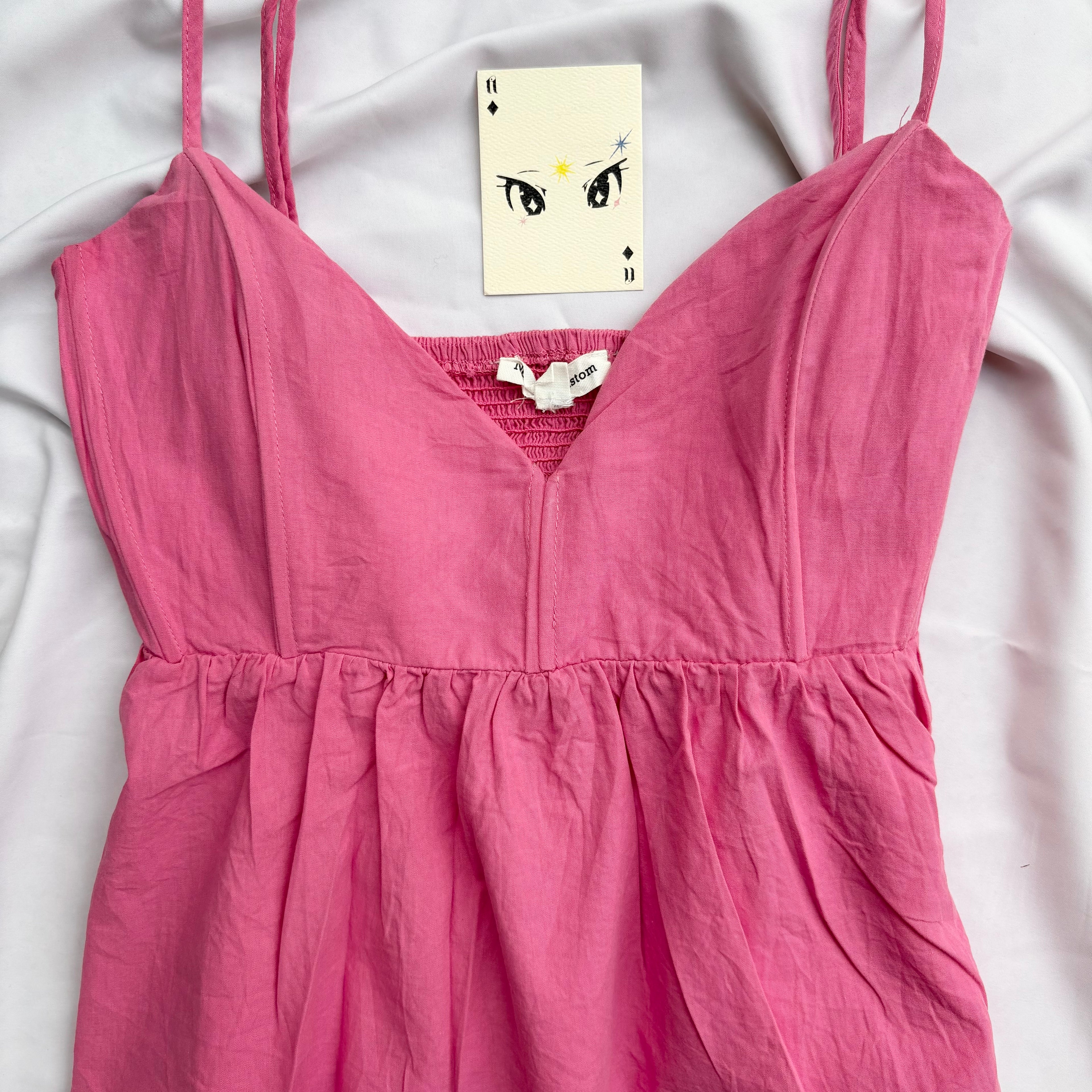 PINK CORSET (Bust : 34-38, Upper Waist : 28-32)