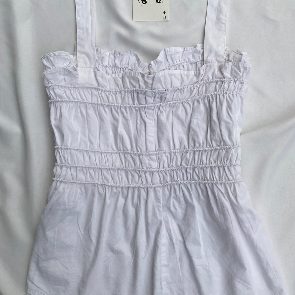 WHITE TOP (Bust : 34-38, Upper Waist : 28-34)