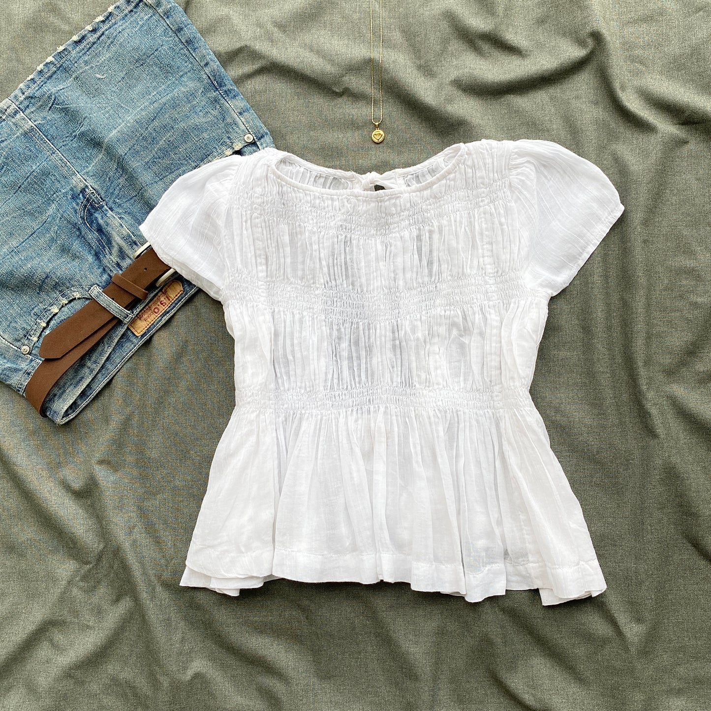 WHITE TOP FROM FREE PEOPLE (Sizes available)