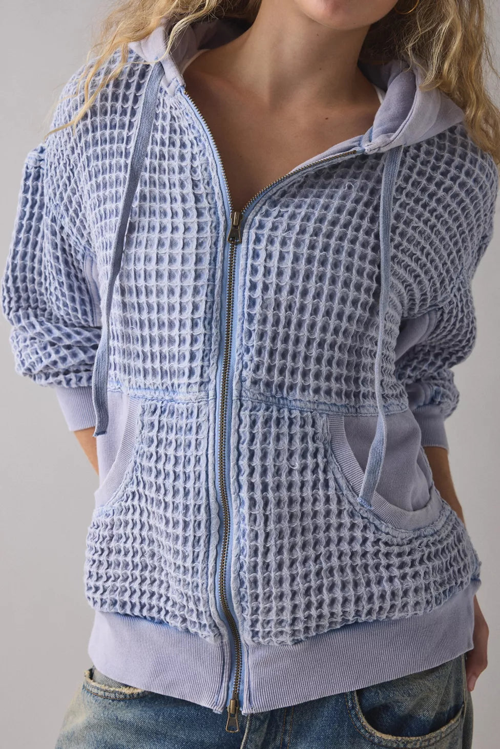 WAFFLE KNIT BLUE FROM URBAN OUTFITTERS (Oversized)