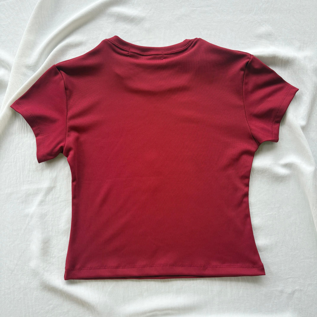 RED ICE CREAM BABY TEE