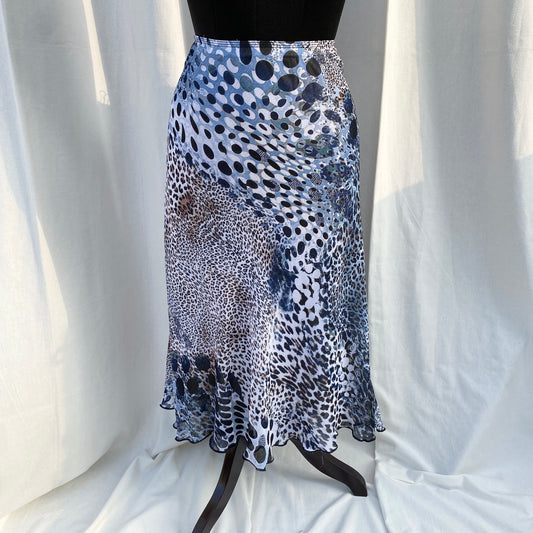 ANIMAL PRINT SKIRT (Waist : 28-34)