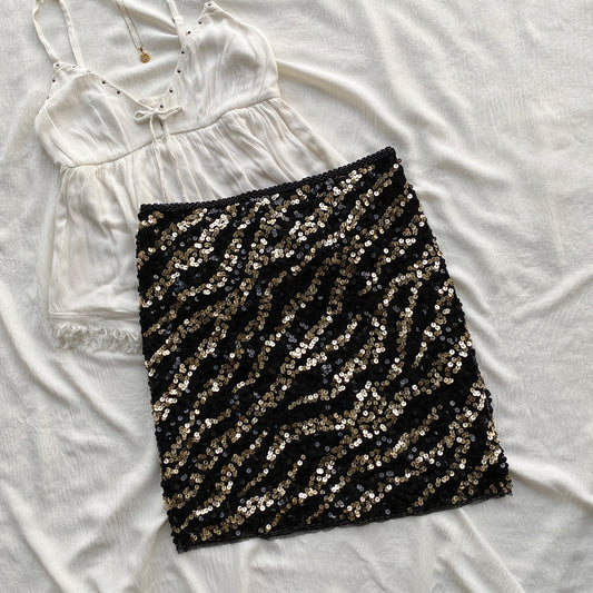 SEQUINNED SKIRT FROM MANGO  (Waist : 26-29)