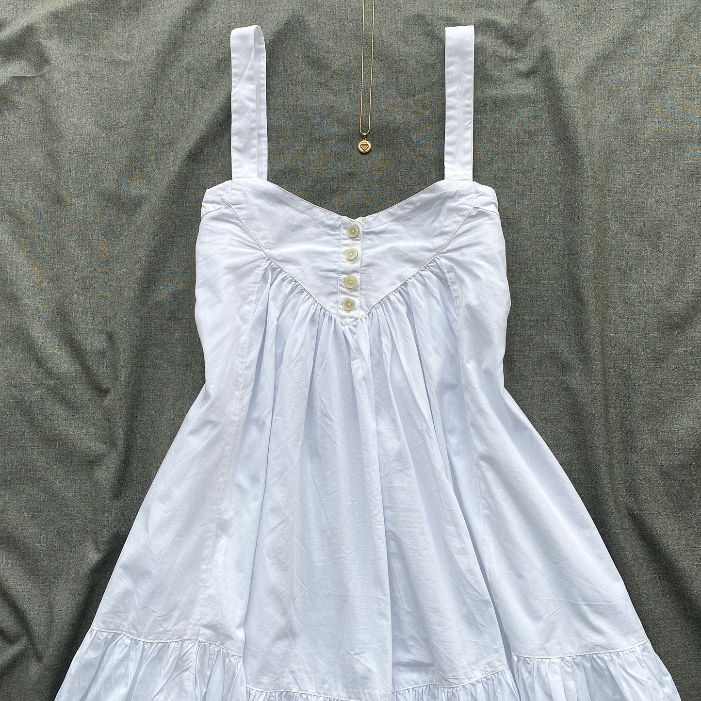 CANDY DRESS IN WHITE FROM FREE PEOPLE (Bust : 28-32, Upper Waist : 24-28