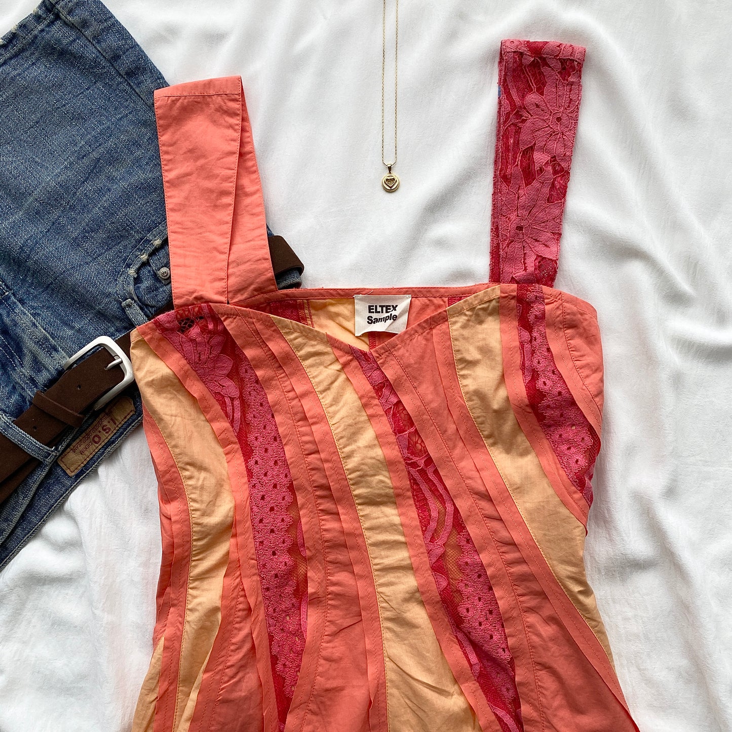 ORANGE TOP (Bust : 34-38, Upper Waist : 28-34)