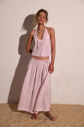 PINK LINEN SKIRT FROM FREE PEOPLE (ONLY SKIRT)