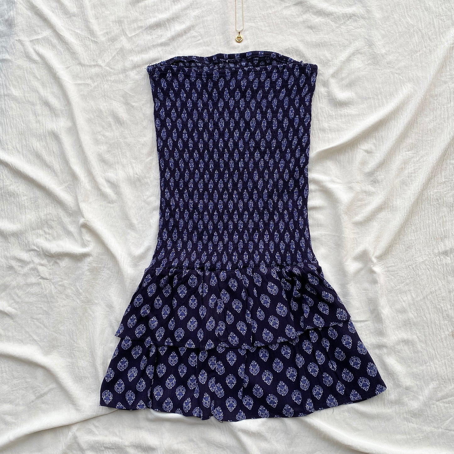 NAVY BLUE TUBE DRESS FROM STRADIVARIUS (Sizes available)