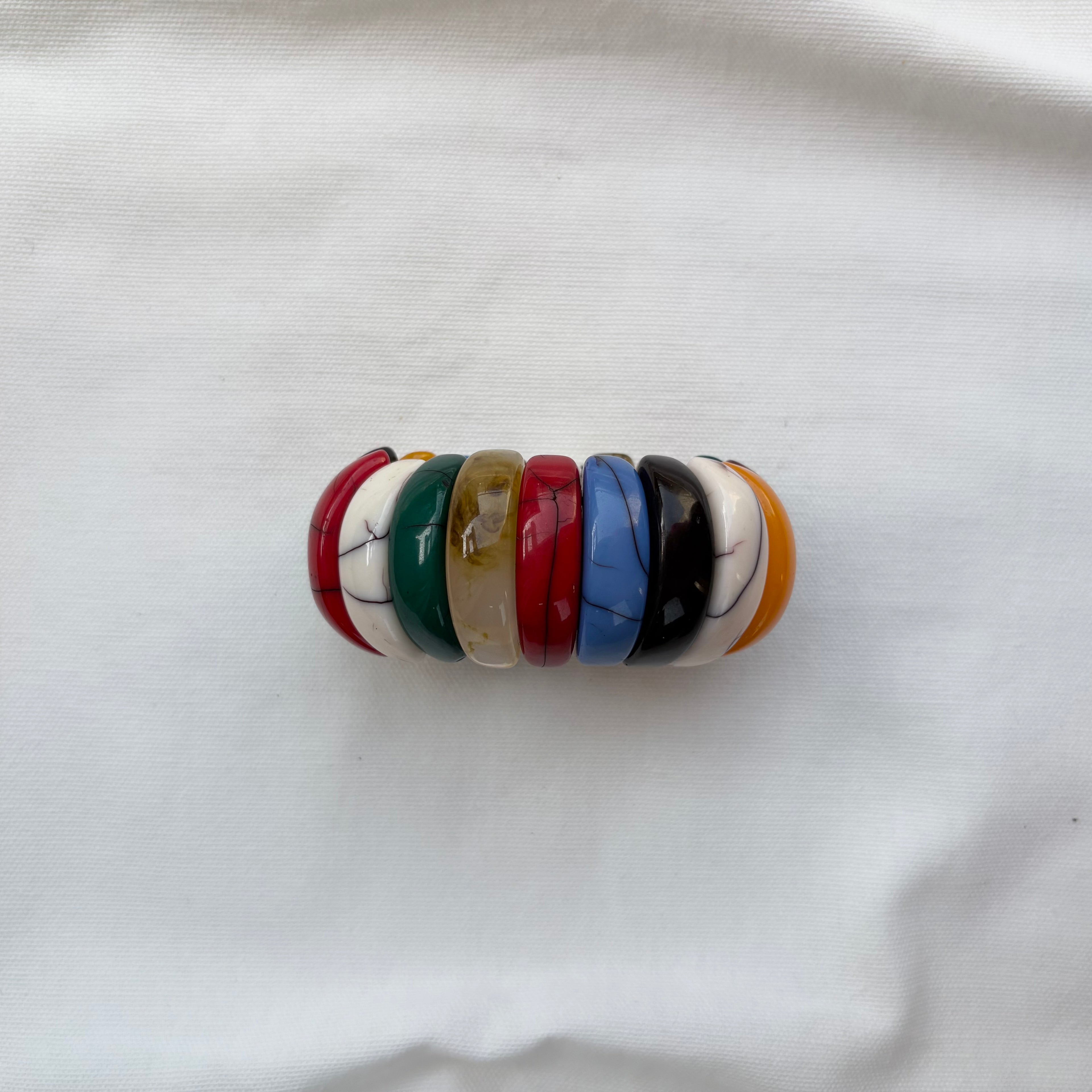 MULTICOLOURED ELASTIC BRACLET