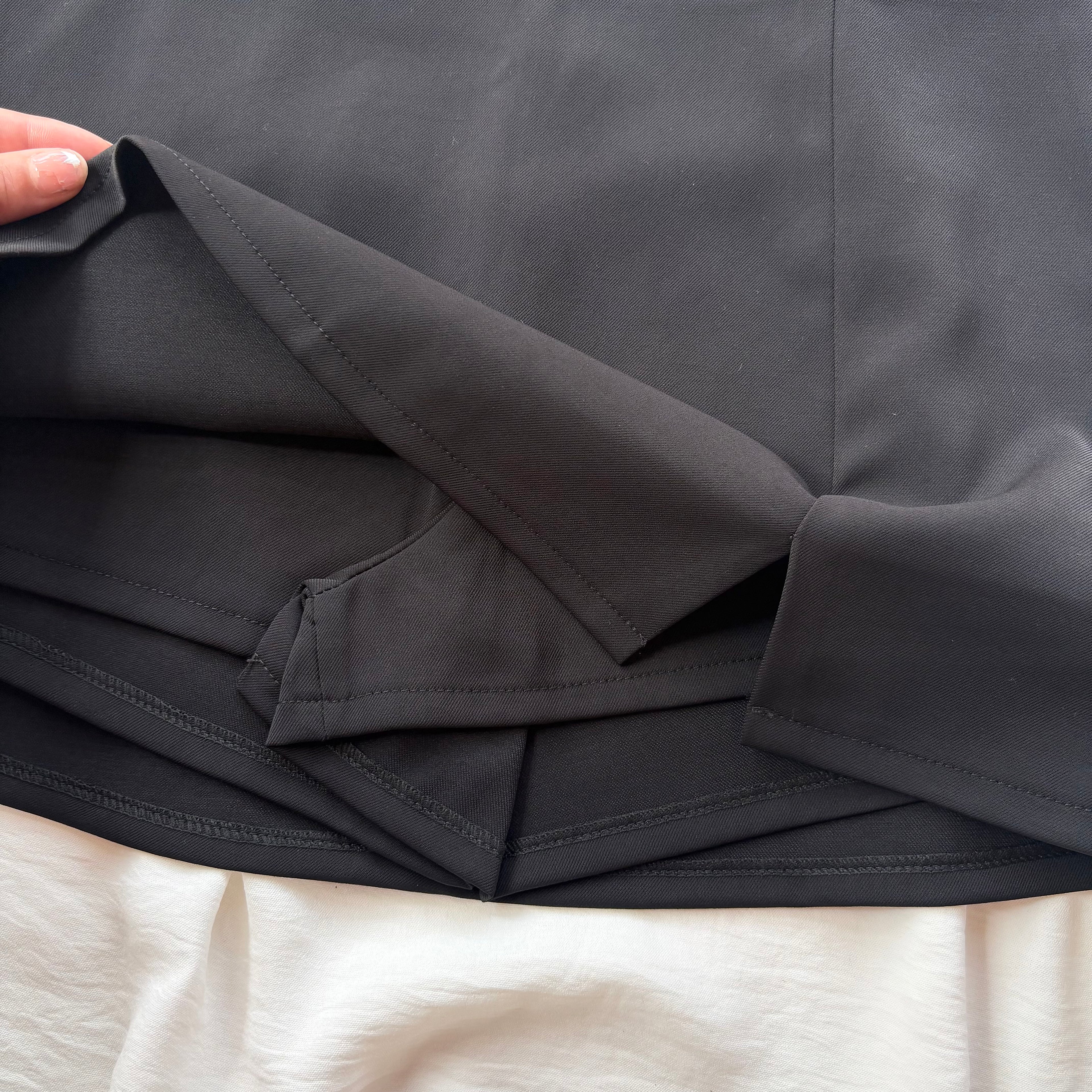 BLACK SKIRT WITH SHORTS (Two sizes available)