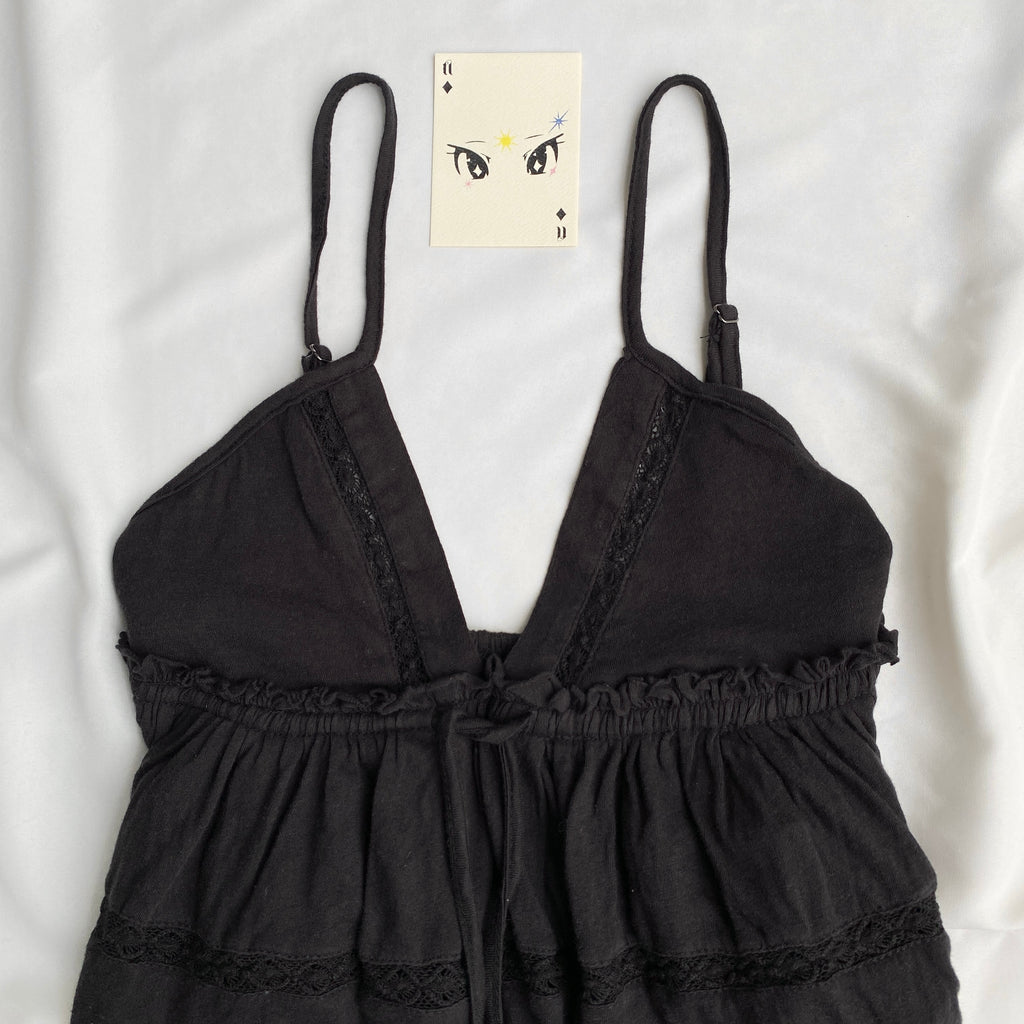 BLACK BABYDOLL TOP FROM URBAN OUTFITTERS (Multiple Sizes)