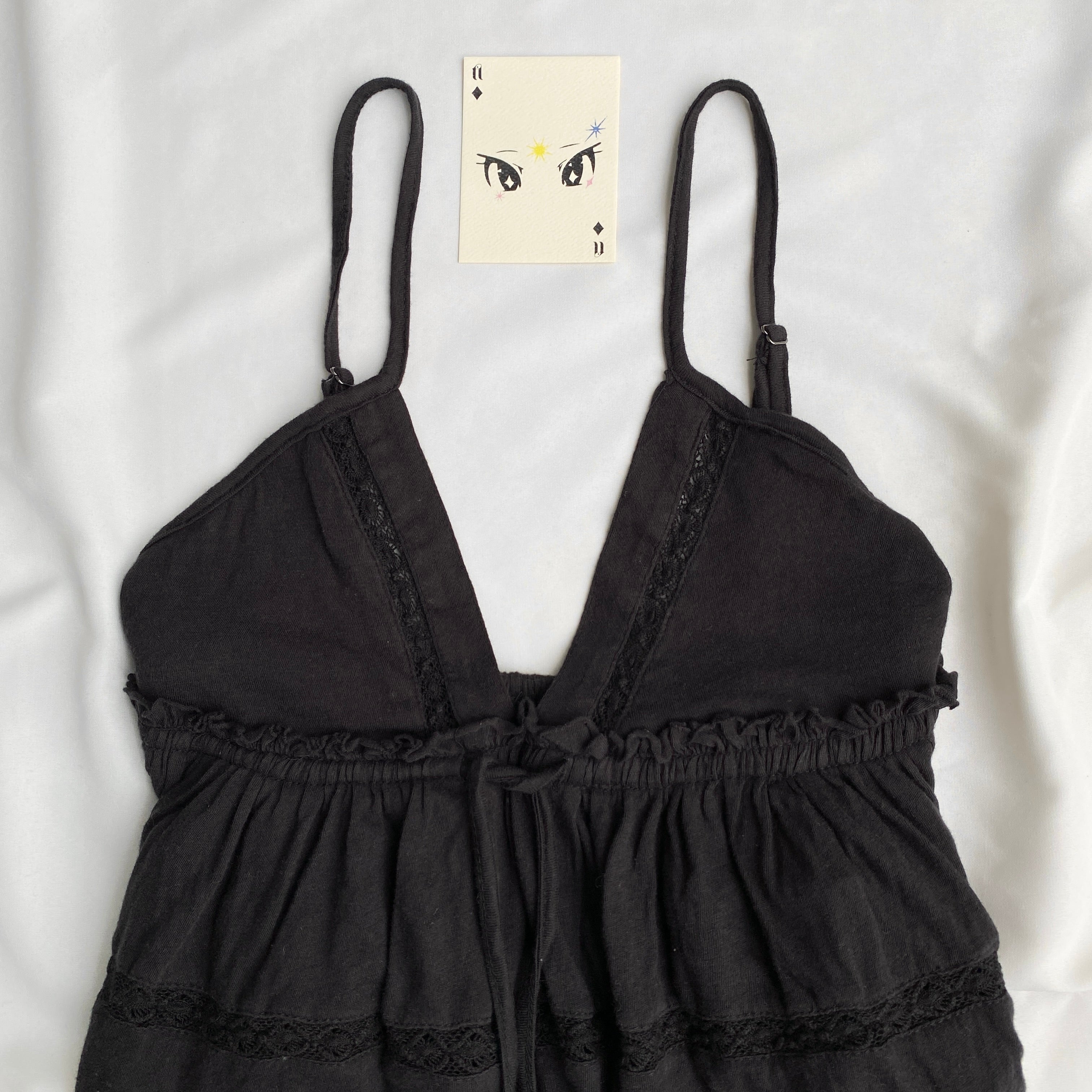 BLACK BABYDOLL TOP FROM URBAN OUTFITTERS (Multiple Sizes)