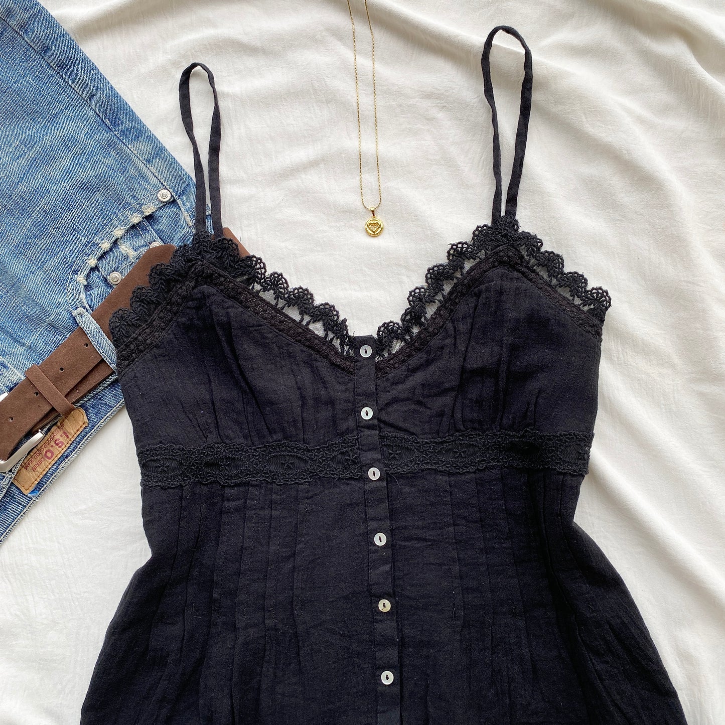 BLACK LACE TOP FROM ZARA (Sizes available)