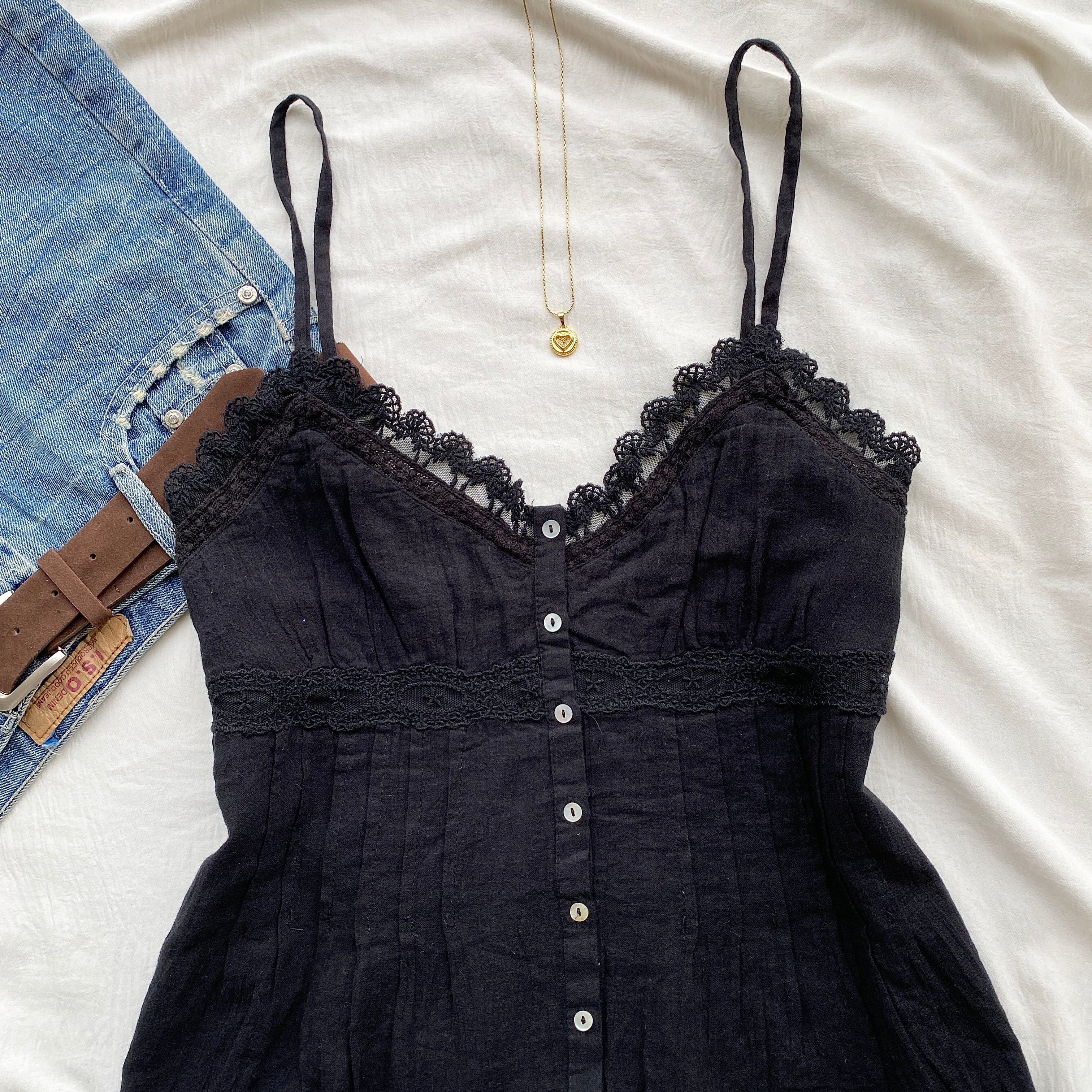 BLACK LACE TOP FROM ZARA (Sizes available)