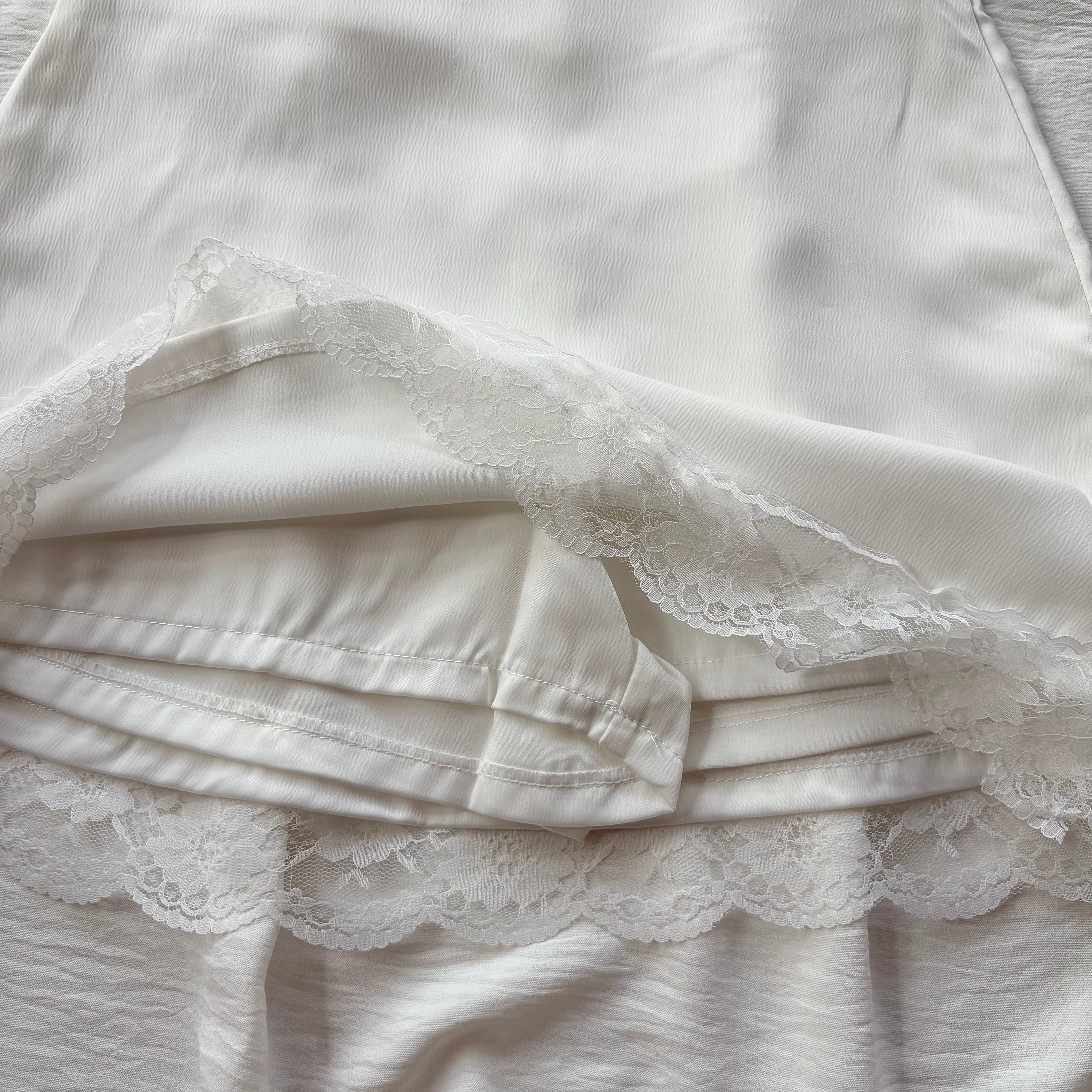 WHITE SKIRT WITH SHORTS (Three sizes available)