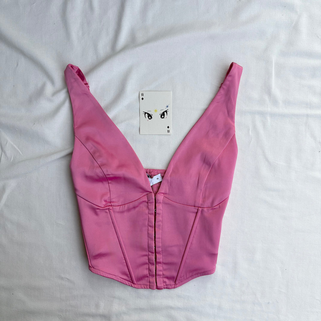 PINK CORSET (Bust : 34-36, Upper Waist : 27-34)
