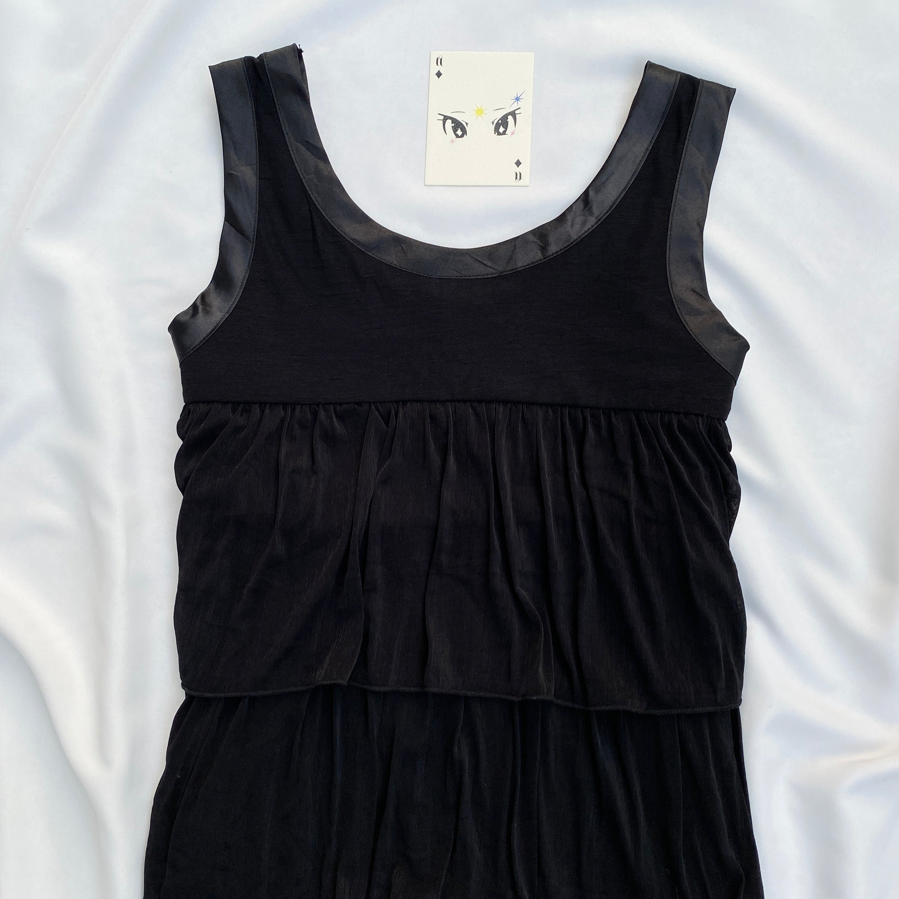 Y2K BLACK TOP FROM HM (Bust : 30-34, Upper Waist : 26-32)