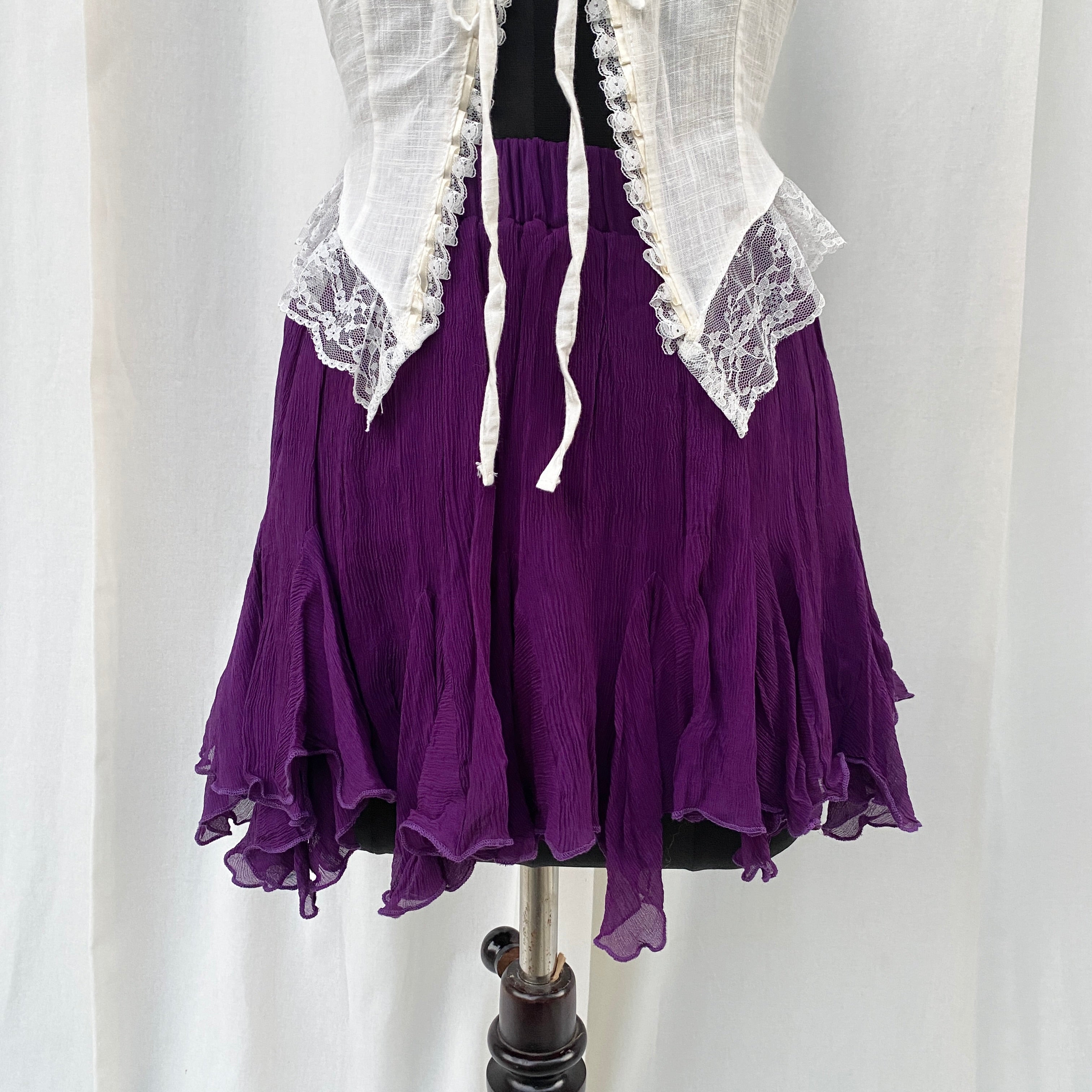 PURPLE FAIRY SKIRT (Waist : 24-26)