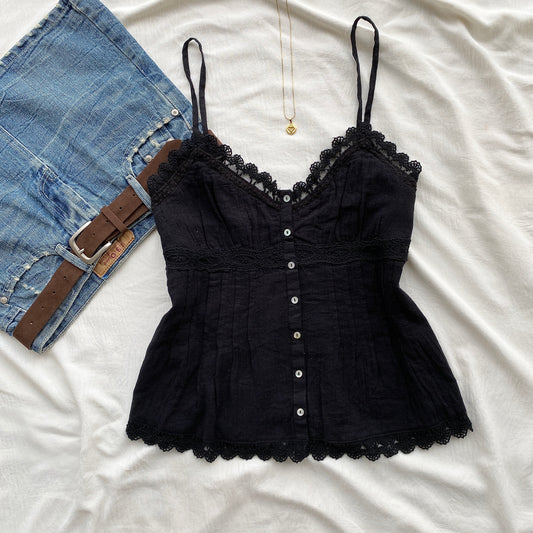 BLACK LACE TOP FROM ZARA (Sizes available)