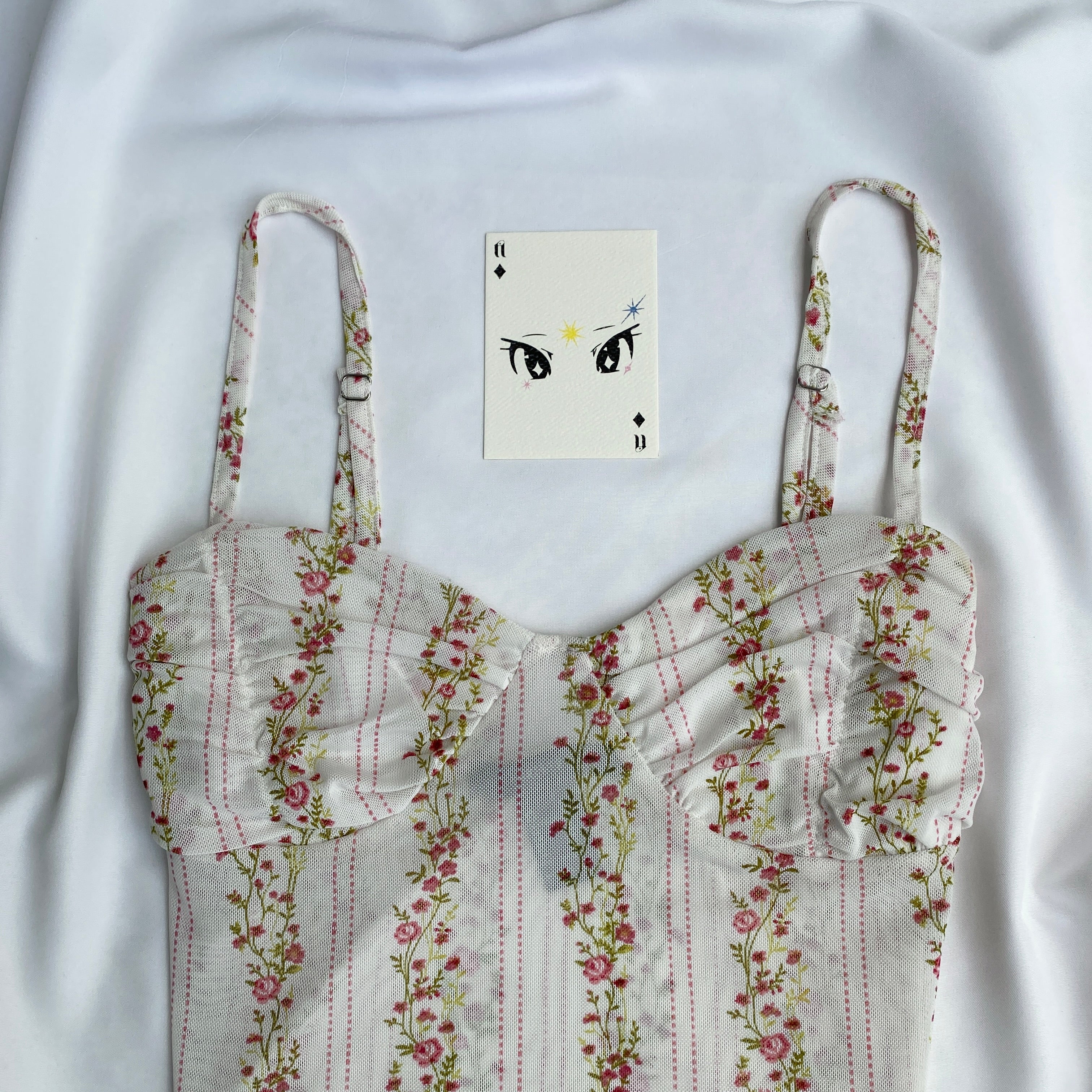 FLORAL TOP (Bust : 30-34, Upper Waist : 24-28)