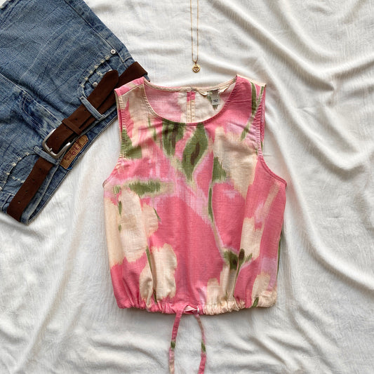 IKAT COTTON TOP (Bust : 30-34, Upper Waist : 24-28)