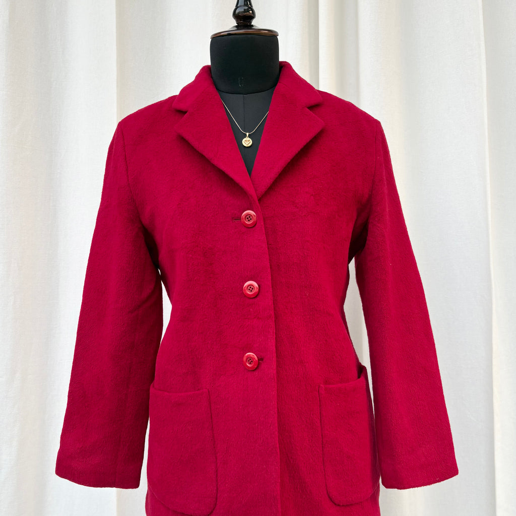 RED OVERCOAT (S/M)