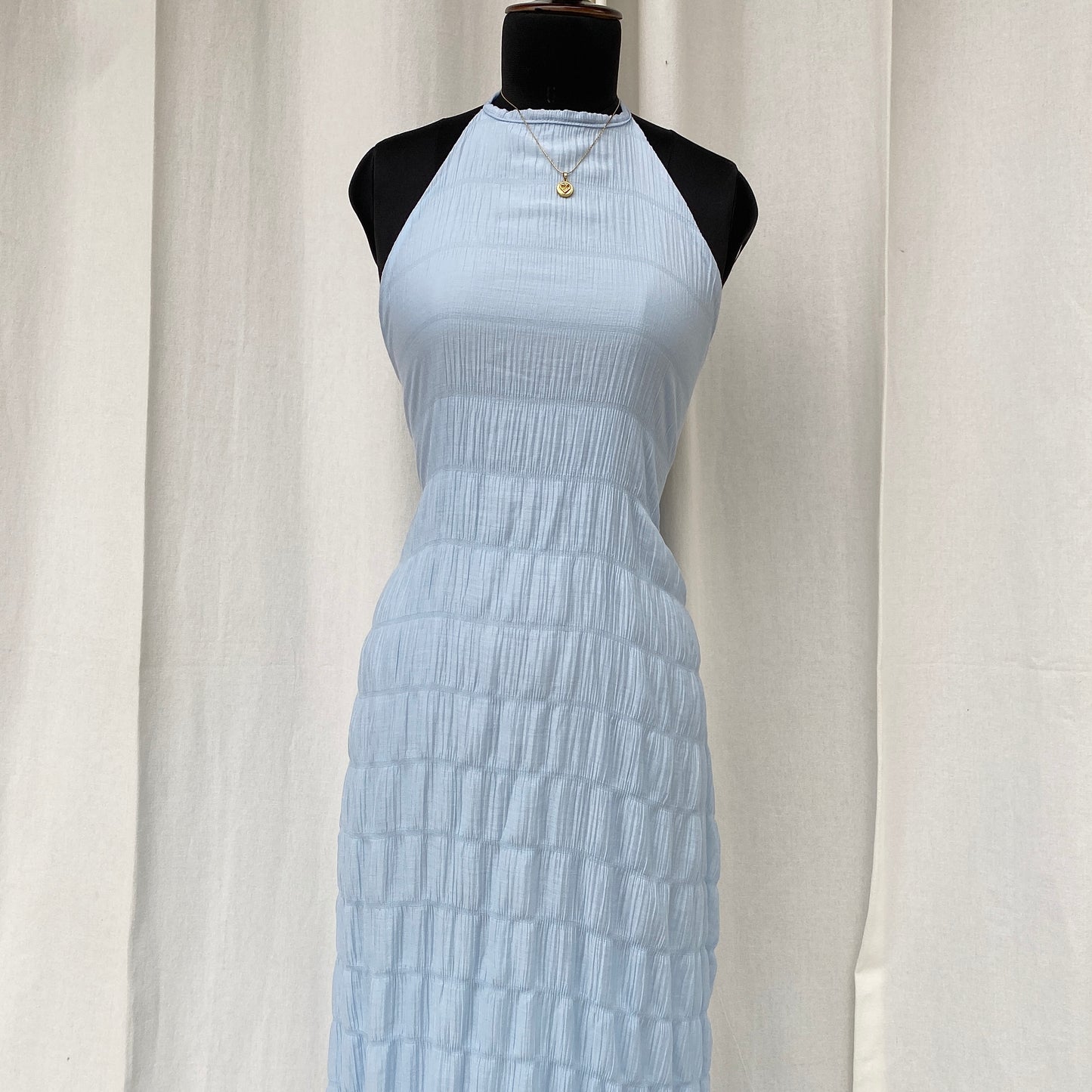 SUNKISSED DRESS IN PASTEL BLUE (Bust : 28-34, Upper Waist : 24-30)