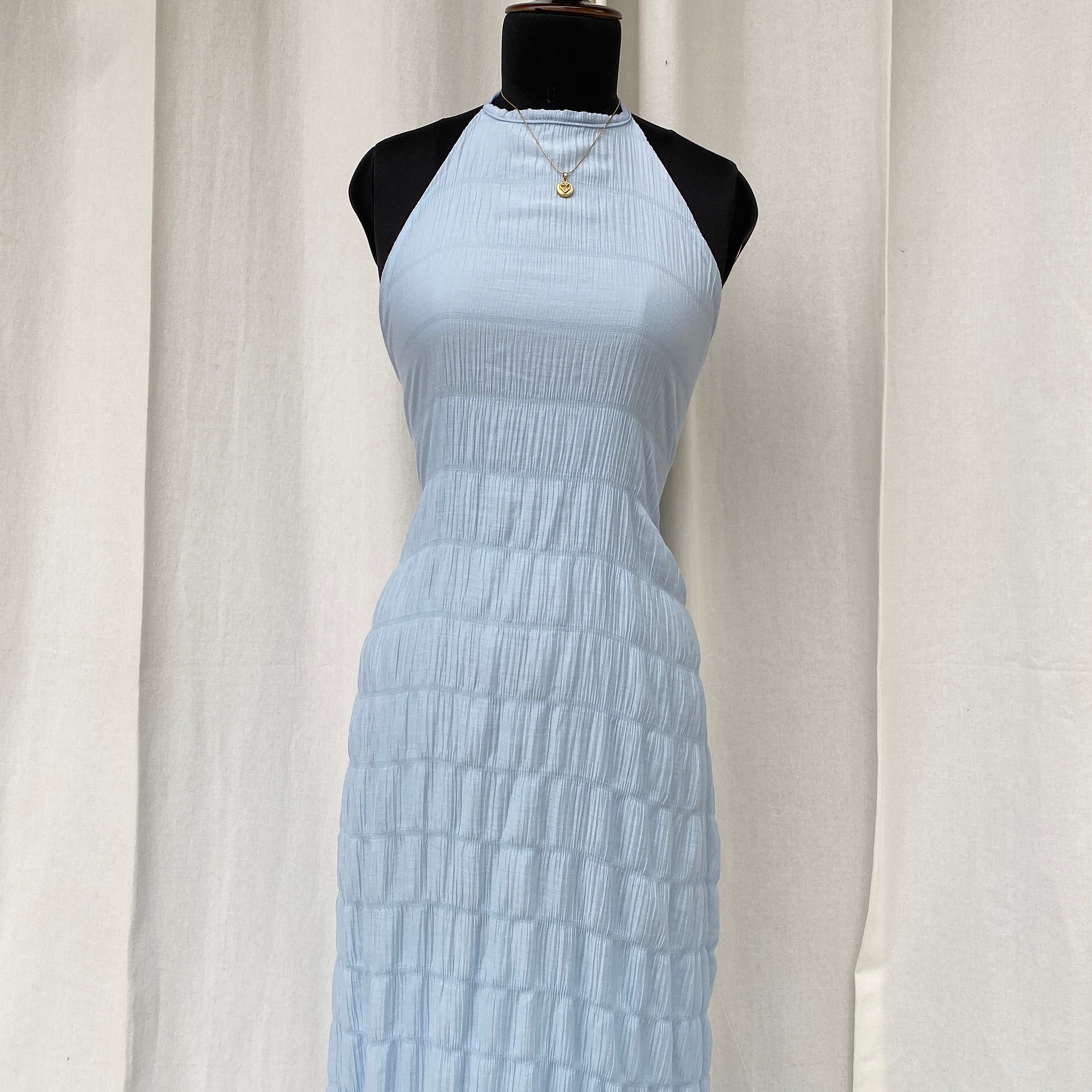 SUNKISSED DRESS IN PASTEL BLUE (Bust : 28-34, Upper Waist : 24-30)