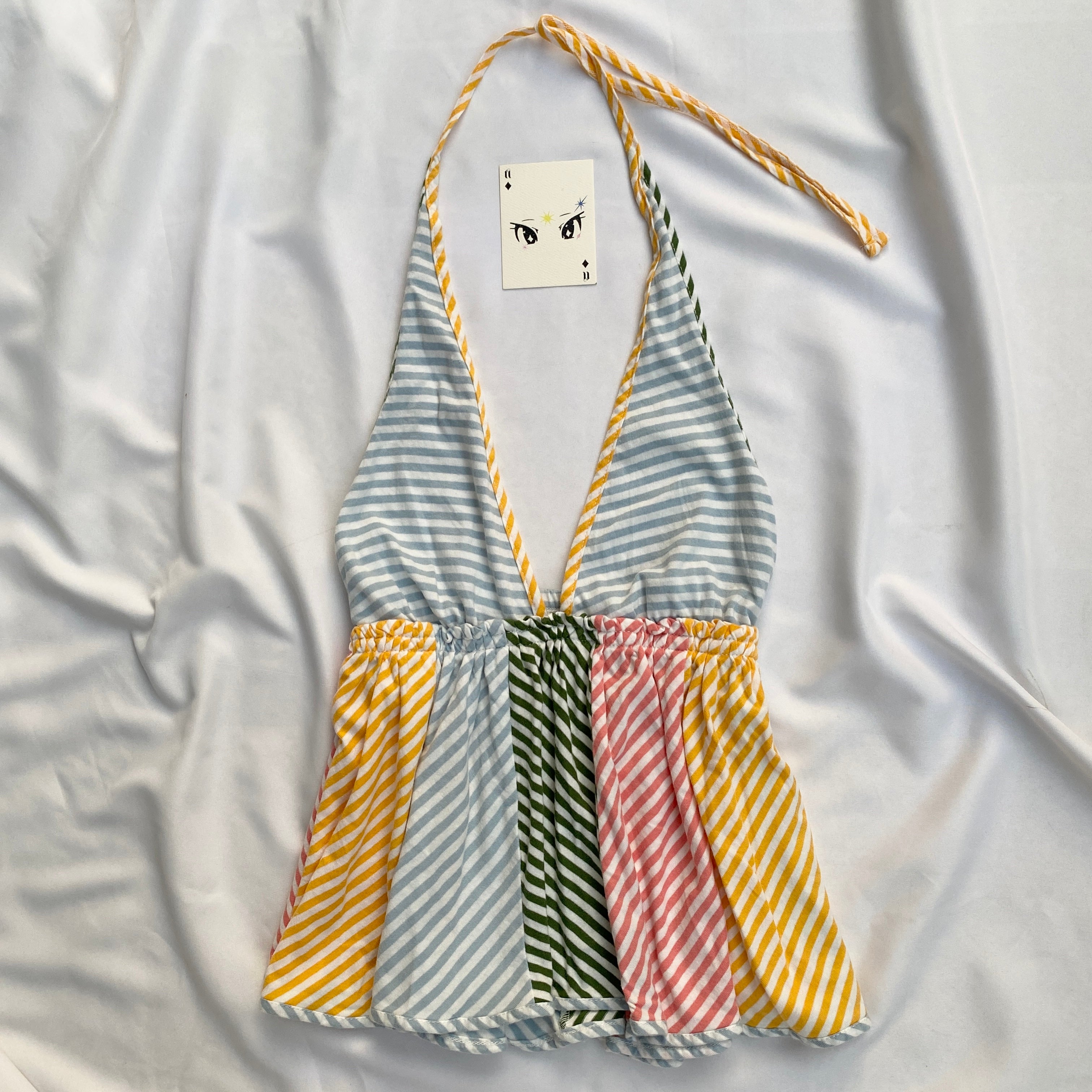 STRIPED BABYDOLL TOP FROM ANTHROPOLOGY (Sizes available)