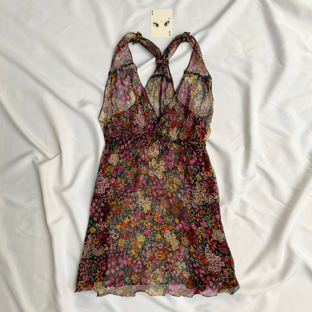 FLORAL TOP (Bust : 30-34, Upper Waist : Free)