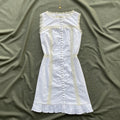 WHITE DRESS FROM ABERCROMBIE (Bust : 32-34, Upper Waist : 26-30)
