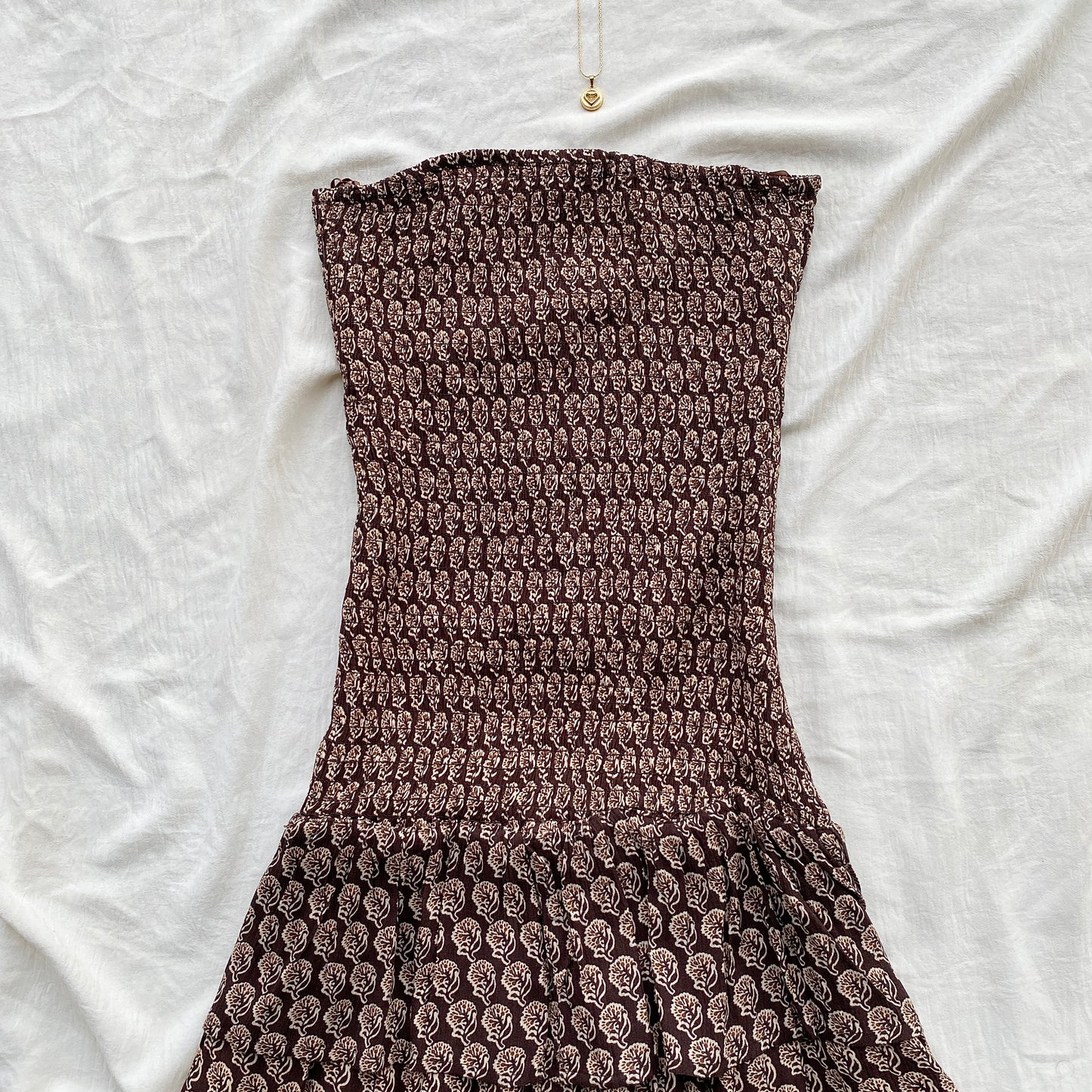 BROWN DRESS FROM STRADIVARIUS (Sizes available)