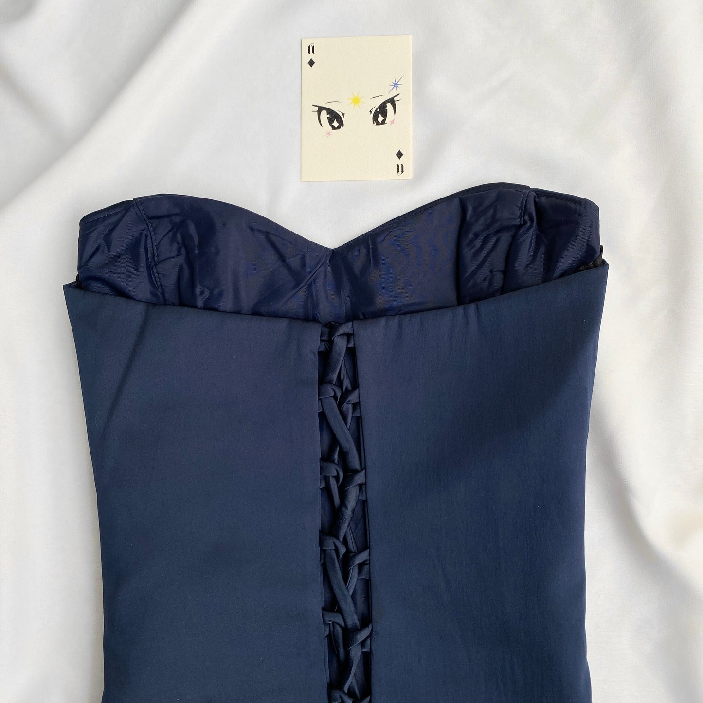 BLUE CORSET  (Bust :  28-32, Upper Waist : 26-30)