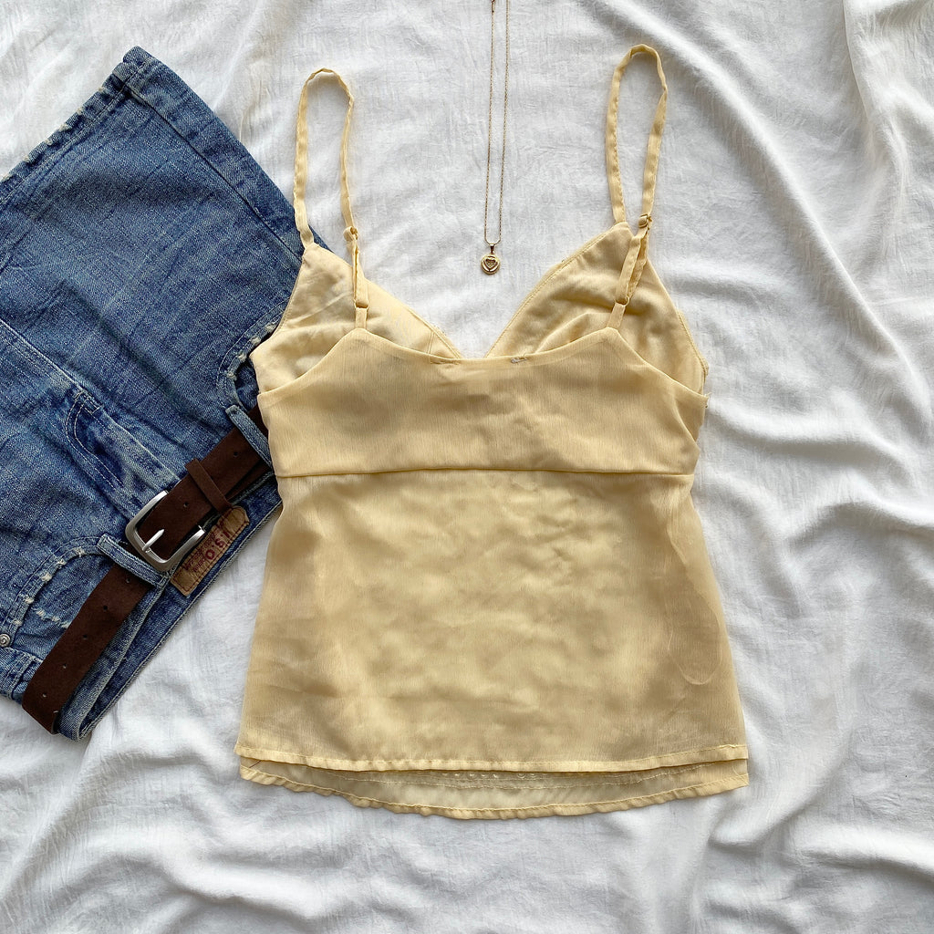 CELESTE TOP in Butter Yellow (Sizes available)
