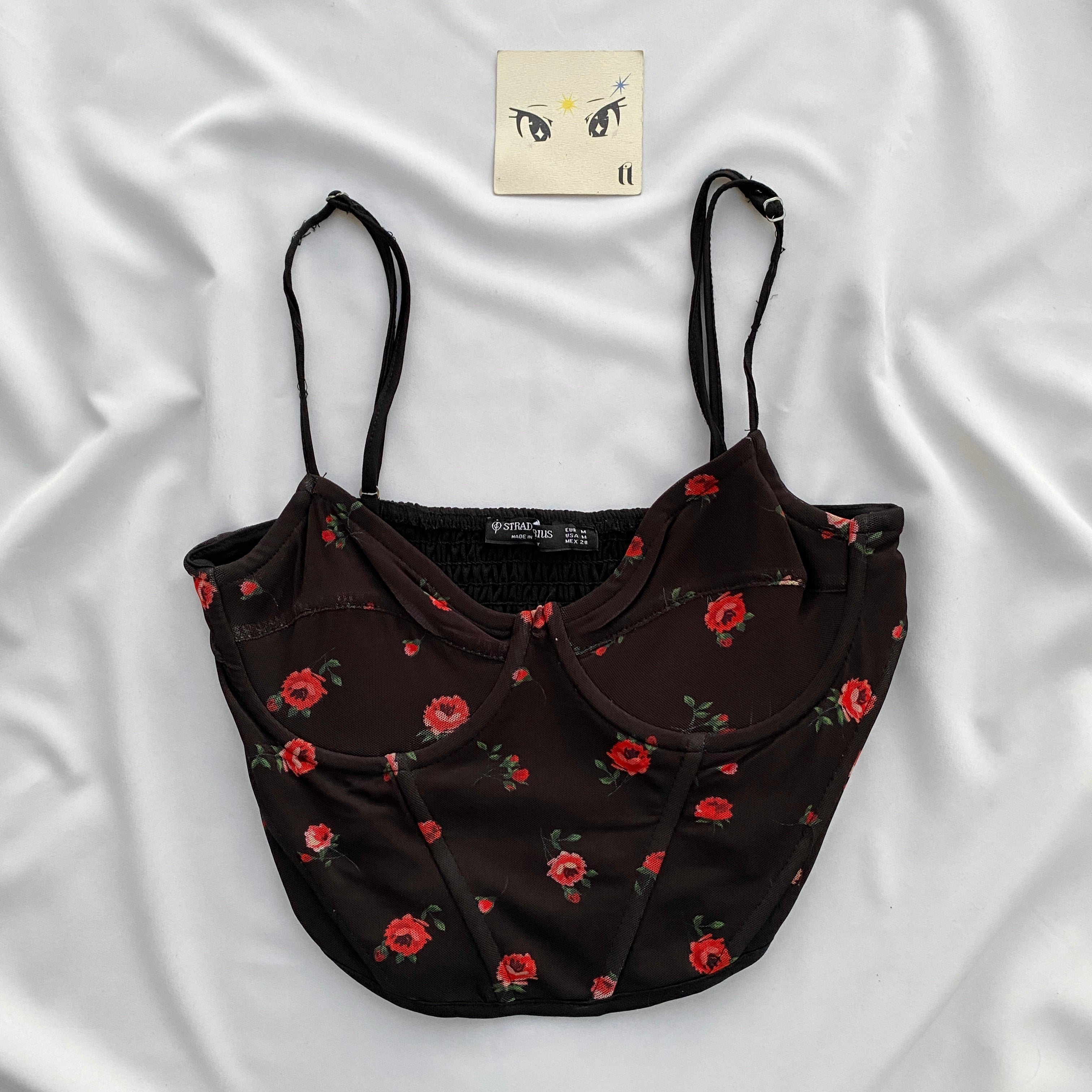 FLORAL CORSET (32C/34B/36A)