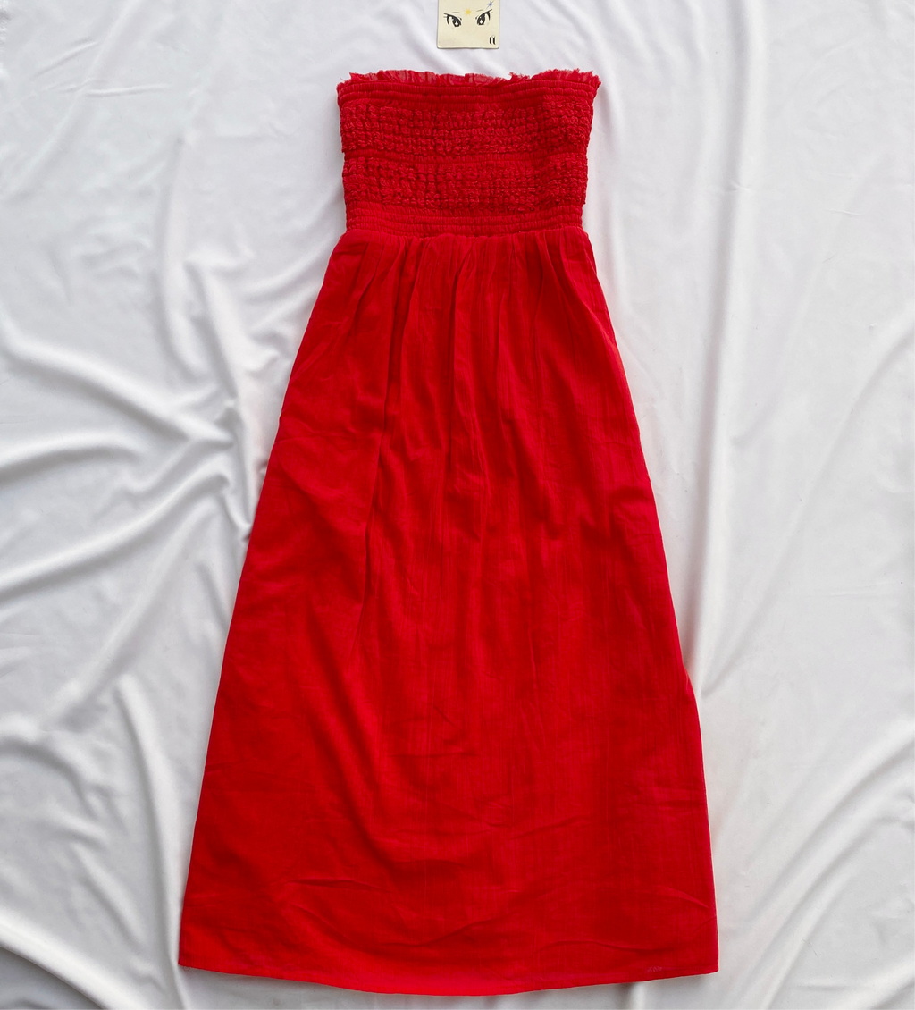RED BANDEAU 2 IN 1 (DRESS AND SKIRT) FROM AEROPOSTALE (XS/S)