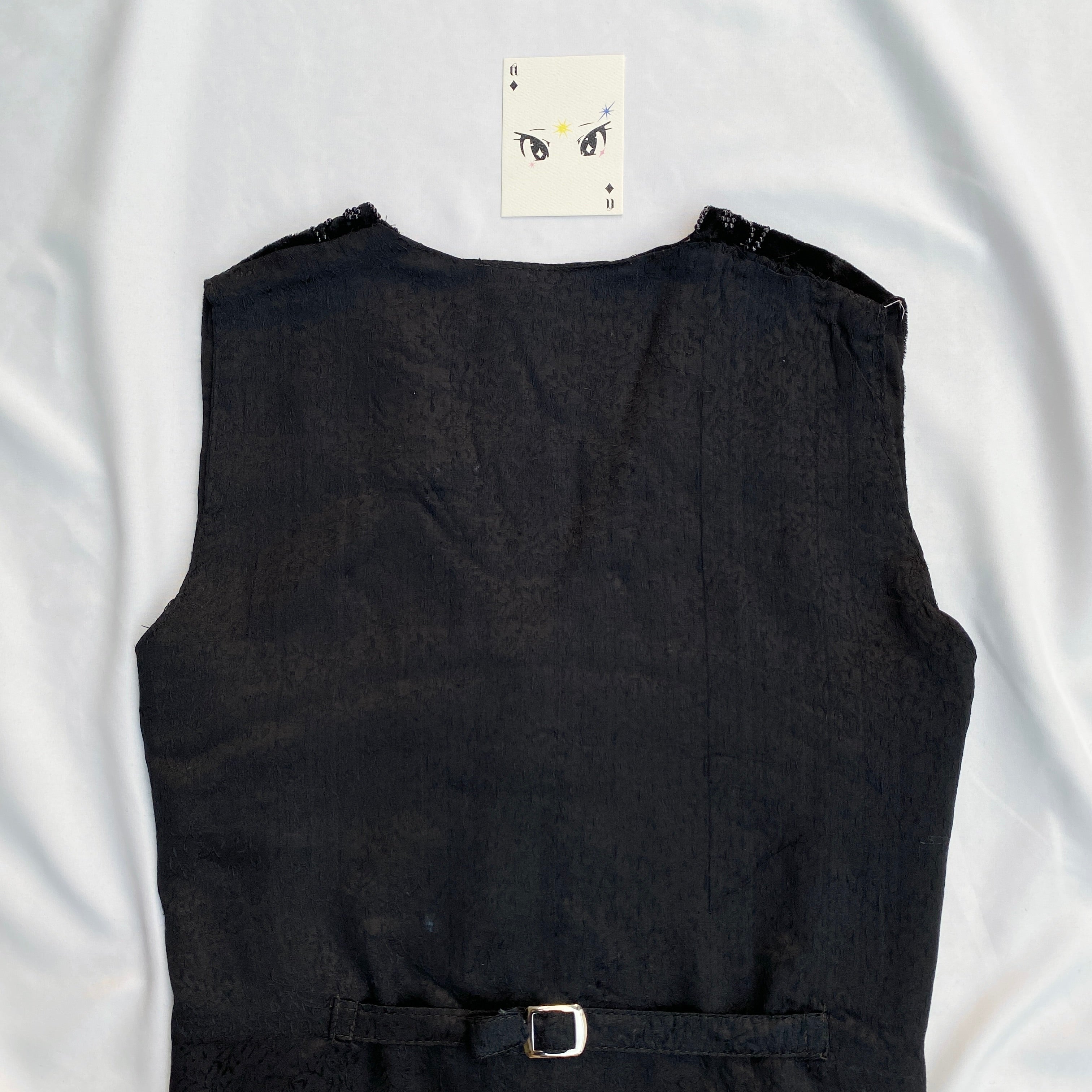 BLACK EMBELLISHED VEST (Bust : 34-38, Upper Waist : 30-38)