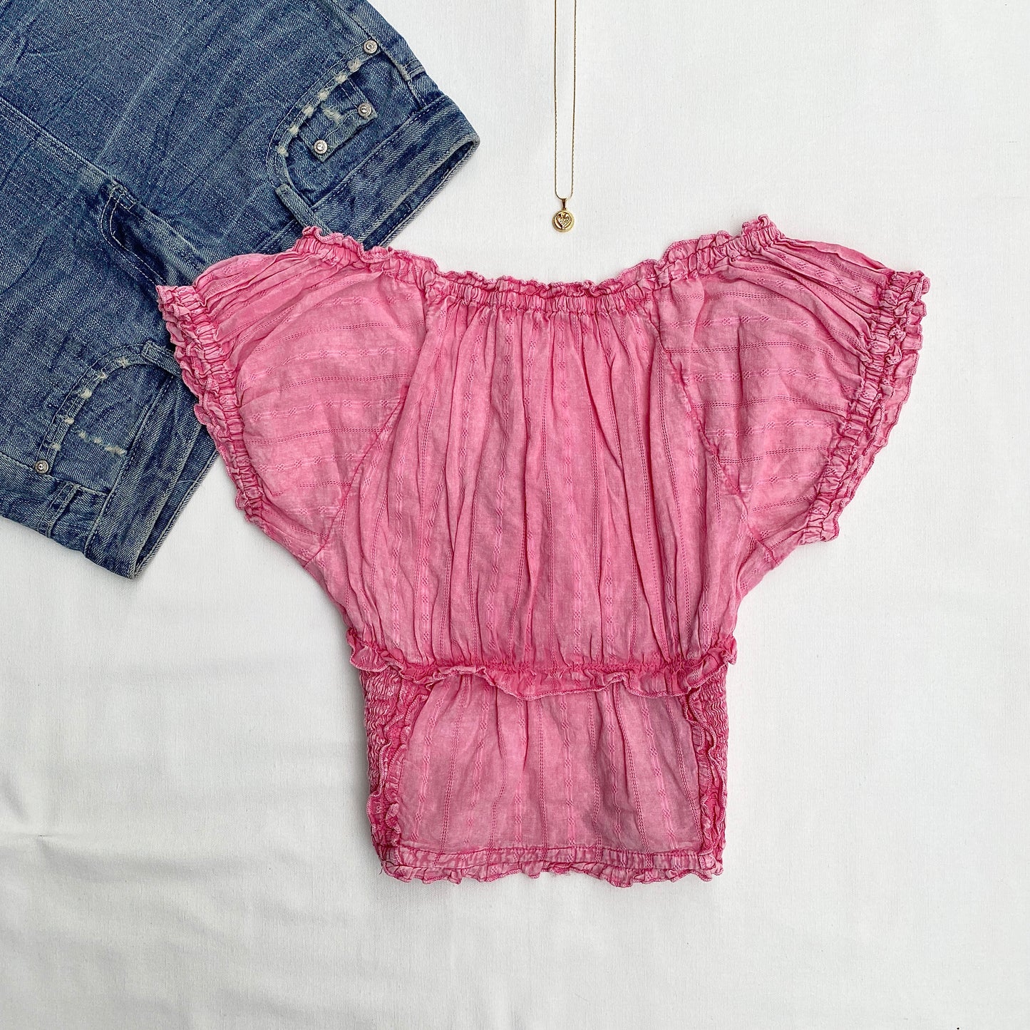 PINK TOP FROM URBAN OUTFITTERS (Bust : 28-32, Upper Waist : 23-28)