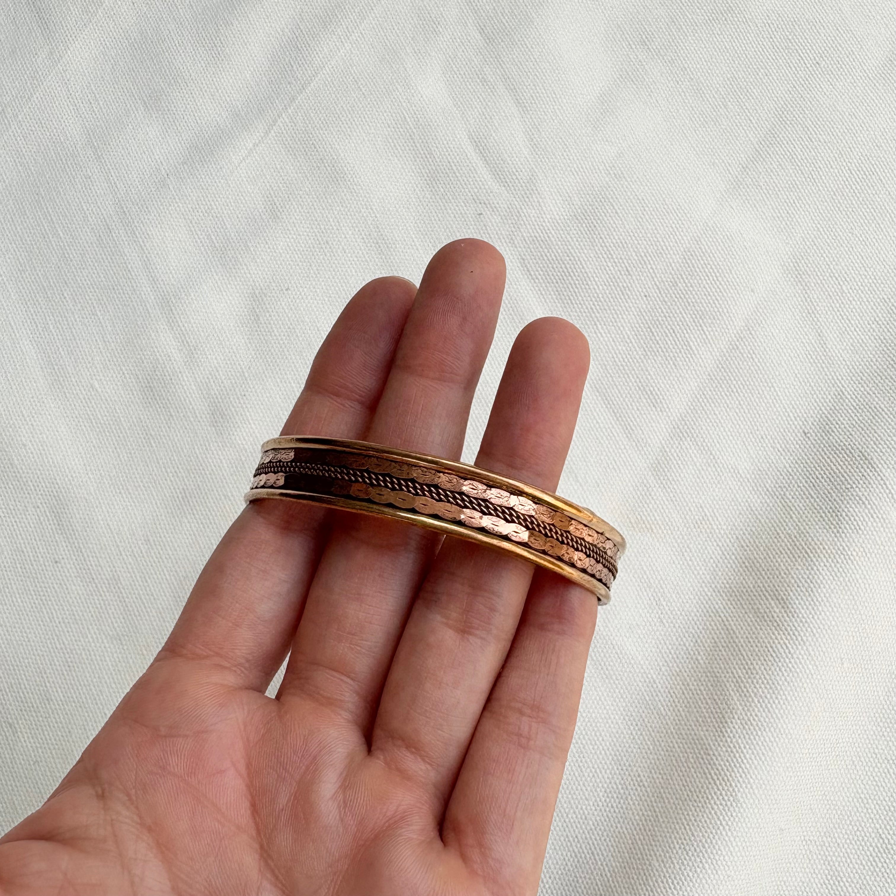 COPPER CUFF BRACLET