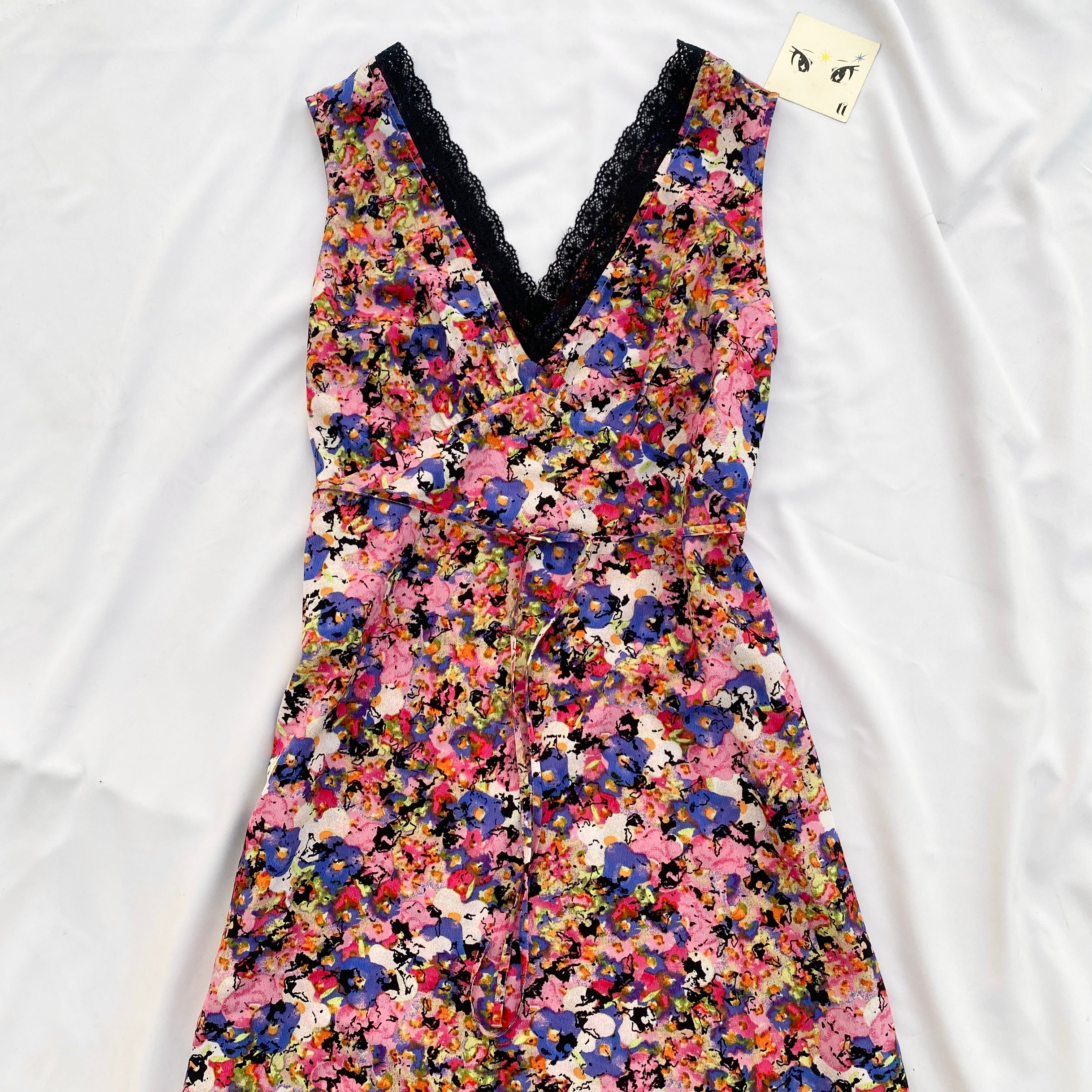 FLORAL MAXI DRESS (Bust : 36-40, Upper Waist : 30-40)