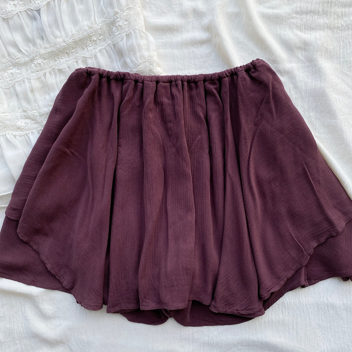 BROWN SKORT FROM FREE PEOPLE (M)