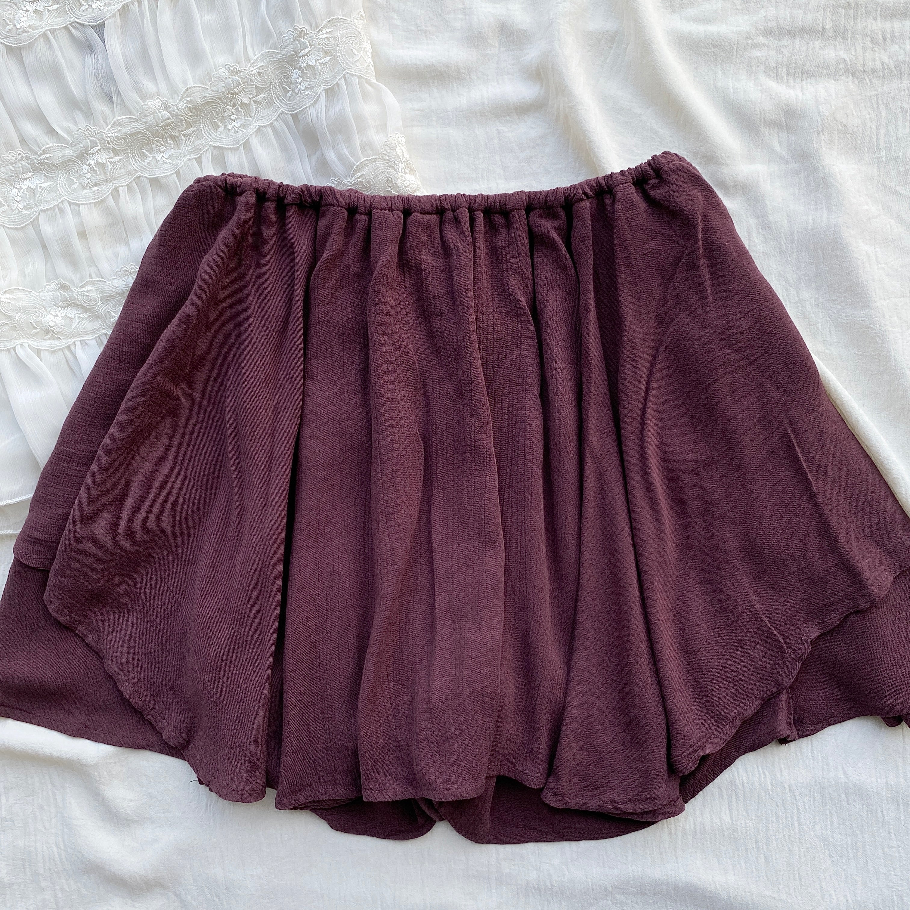 BROWN SKORT FROM FREE PEOPLE (M)
