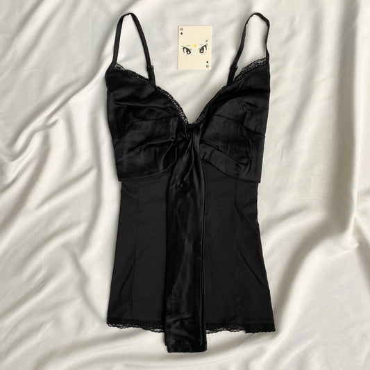 BLACK SHRUG TOP (Bust : 30-34, Upper Waist : 23-26)