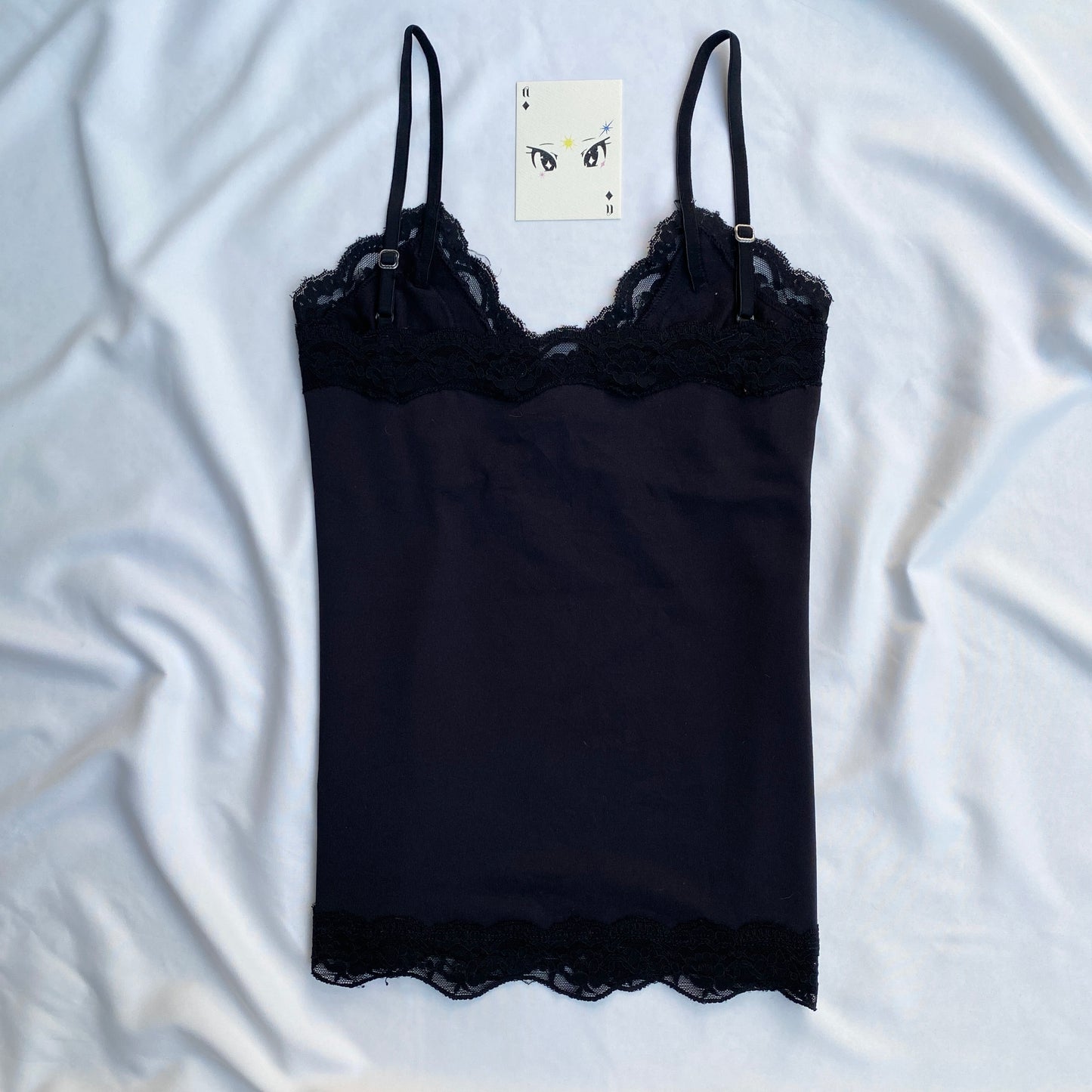 BLACK LACE TOP (Bust : 32-34, Upper Waist : 26-32)