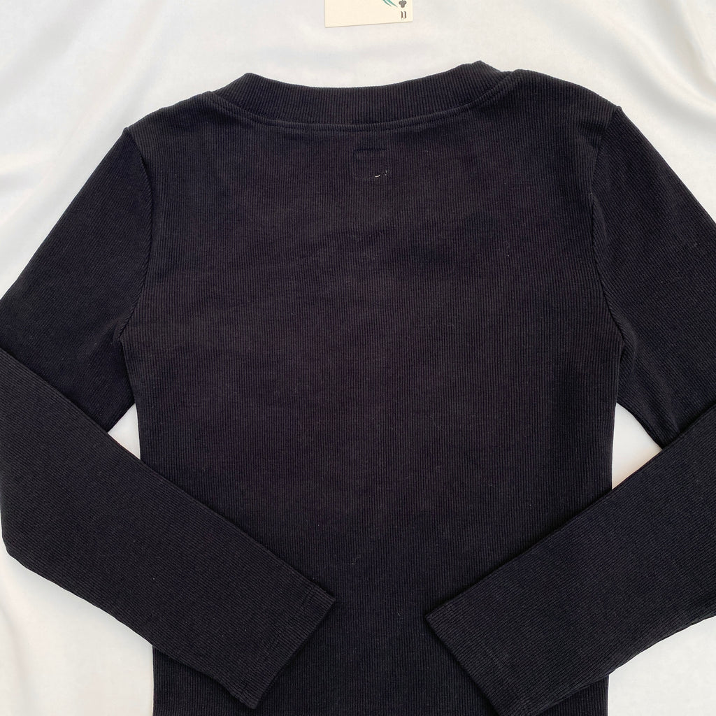 BLACK TOP FROM FREE PEOPLE (Bust : 34-38, Upper Waist : 28-36)