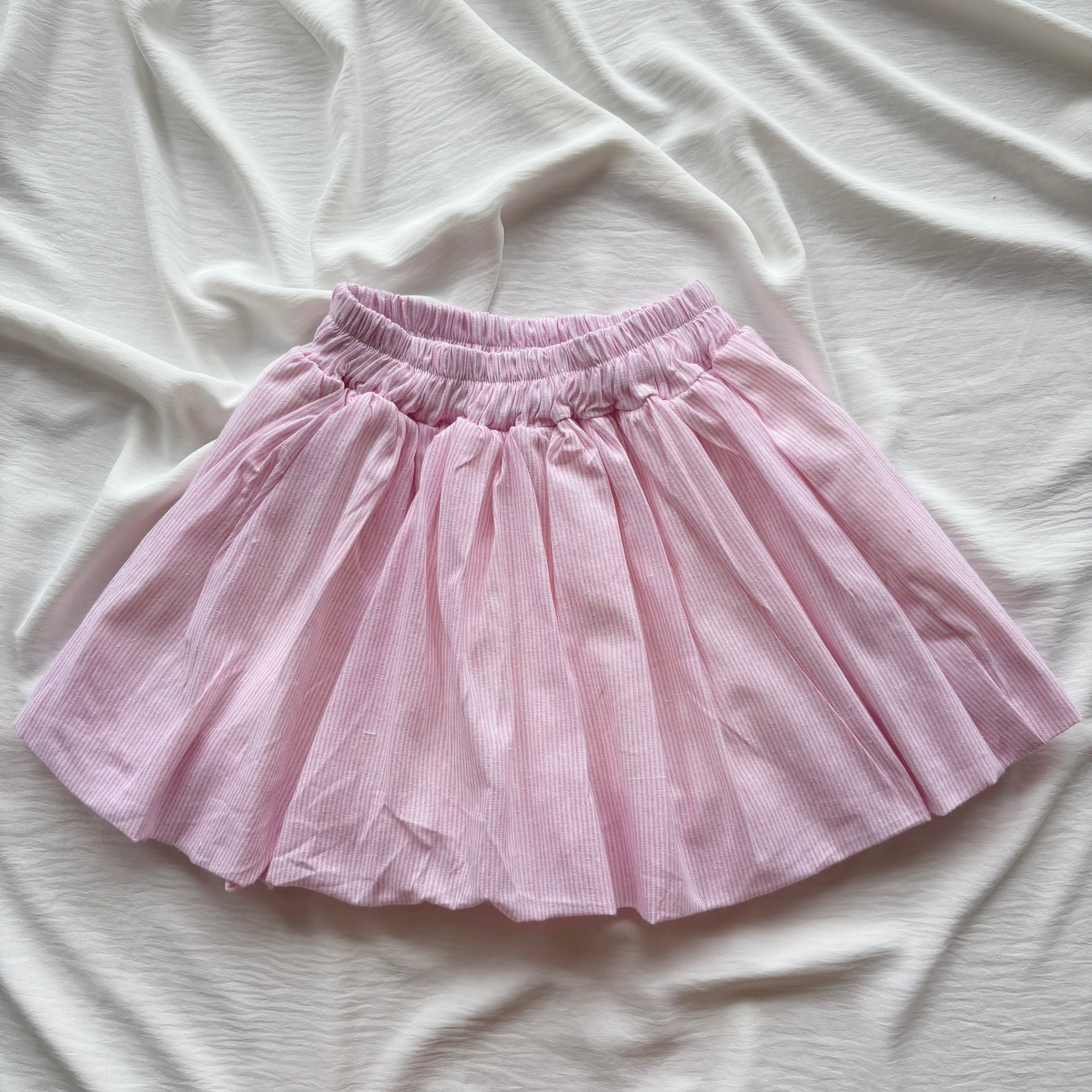 PINK BUBBLE SKIRT (Waist : 22-28)